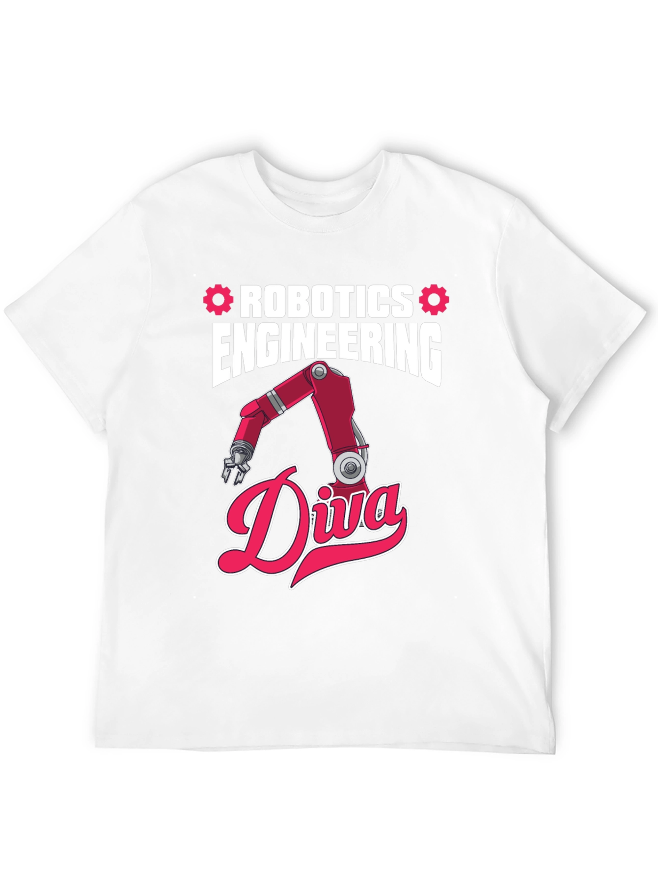 Robotics Engineering Diva T-Shirt - Red