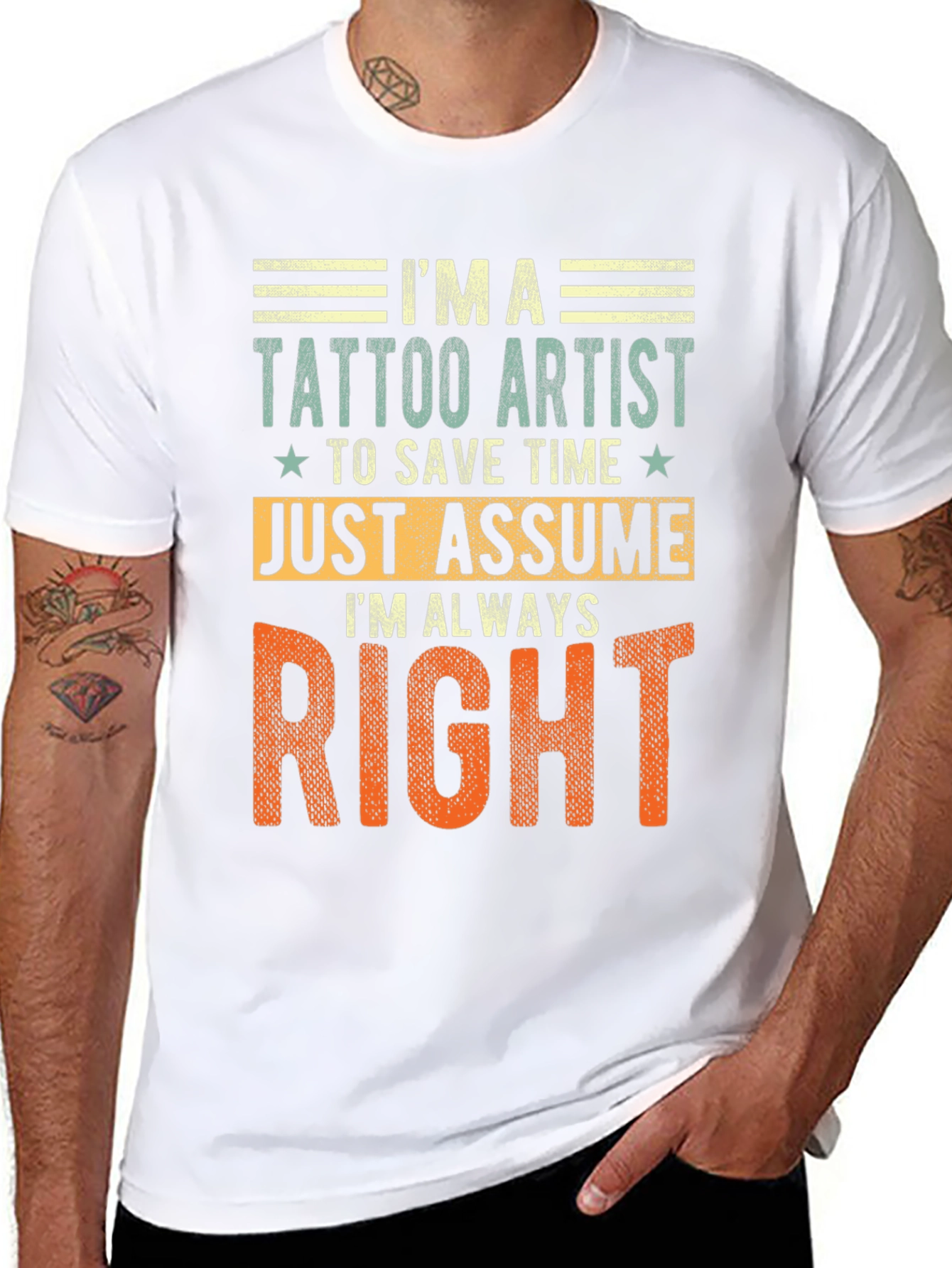 Tattoo Artist Always Right Graphic Tee