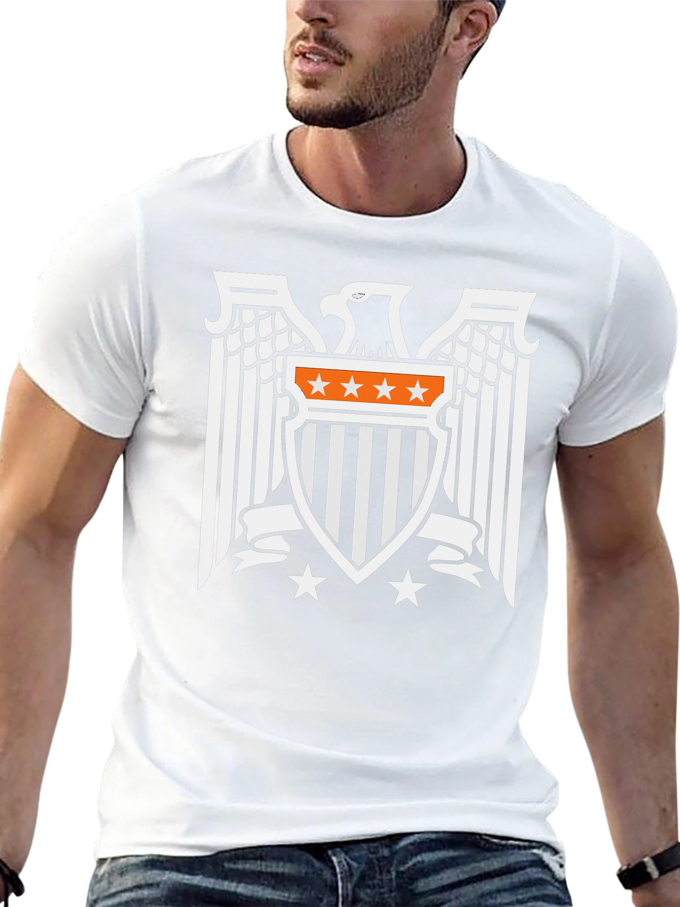 Eagle Shield Graphic Tee - Classic Black T-Shirt
