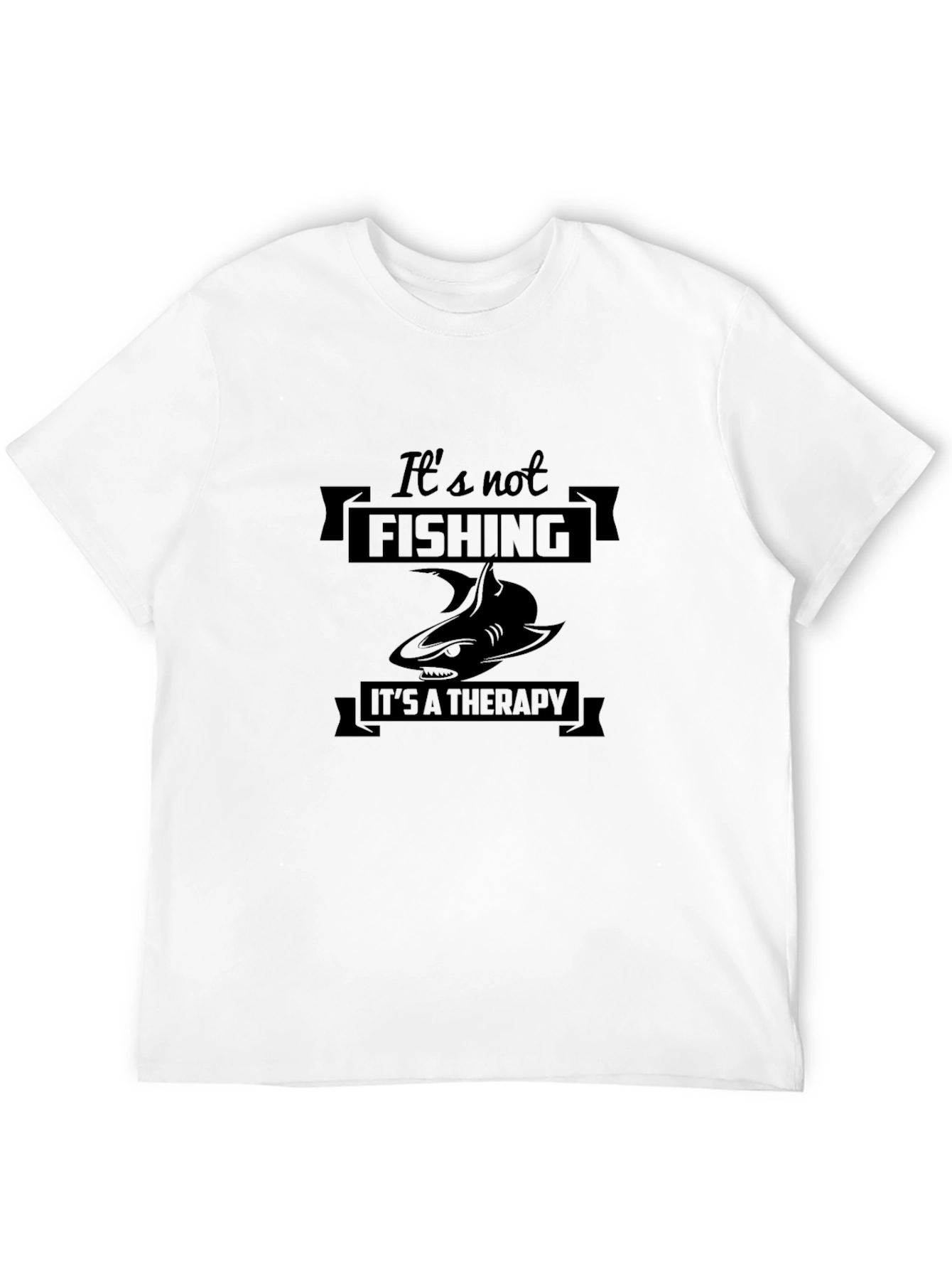 Fishing Therapy Graphic Tee