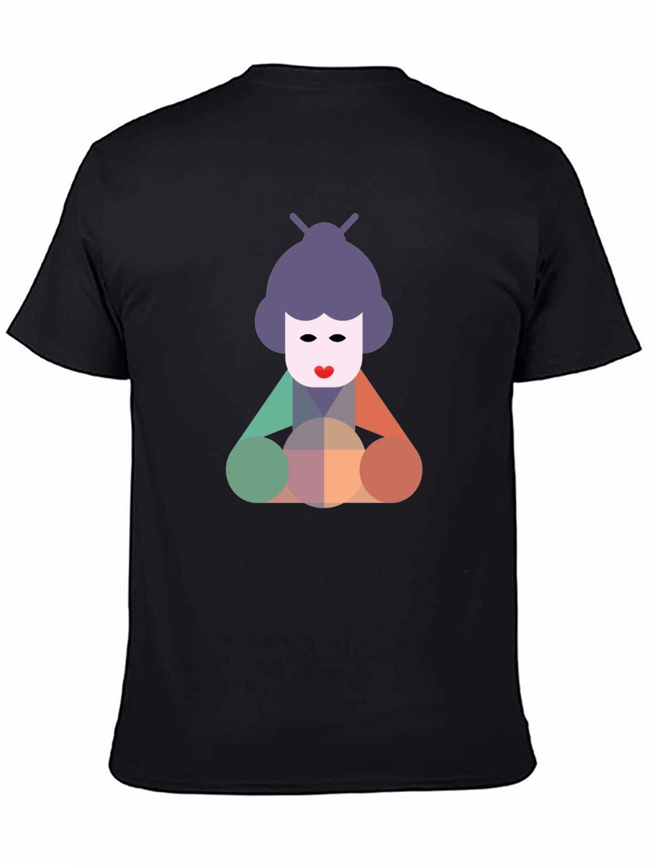 Geometric Geisha Graphic Tee