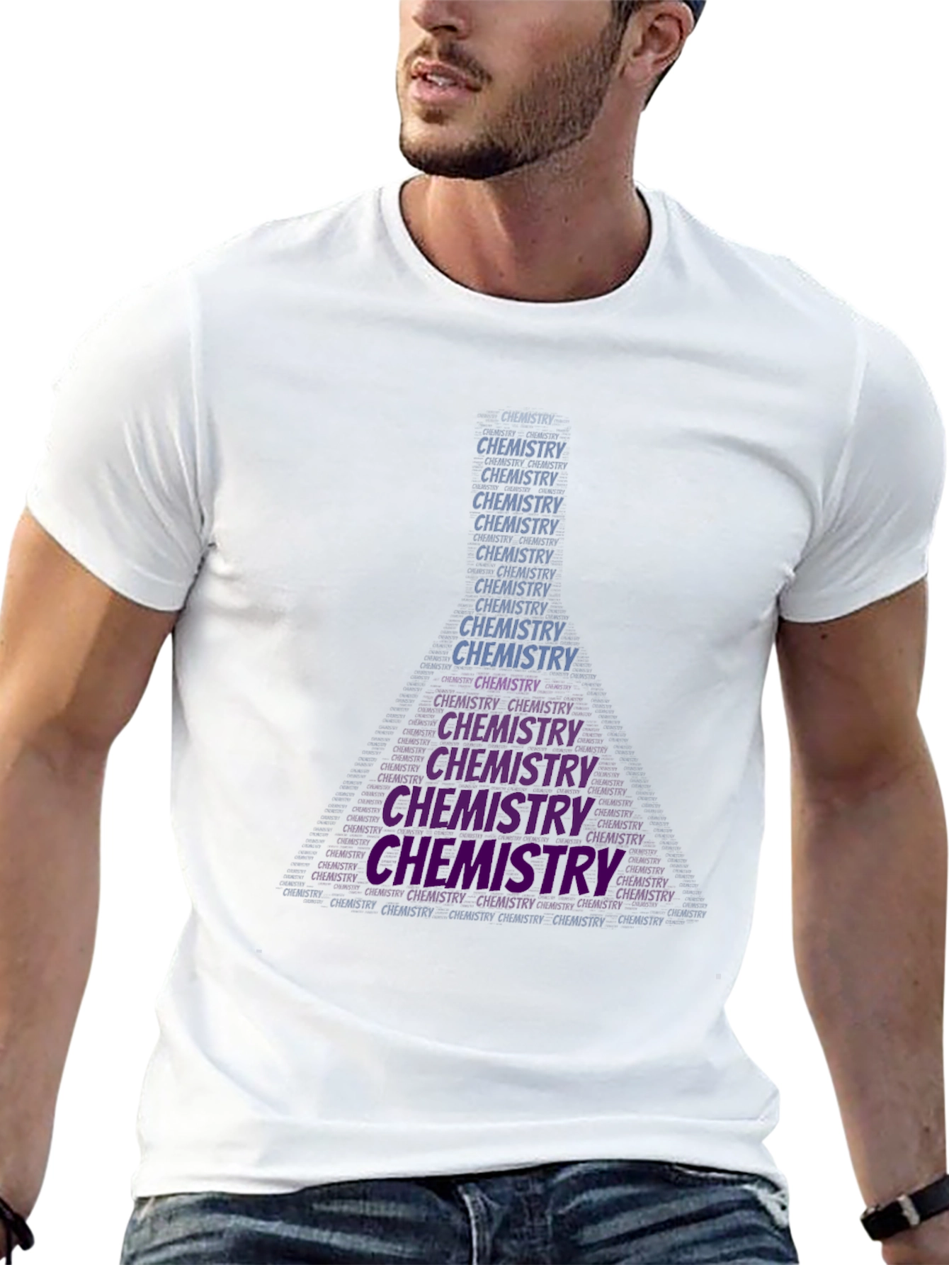 Chemistry Word Art Graphic T-Shirt