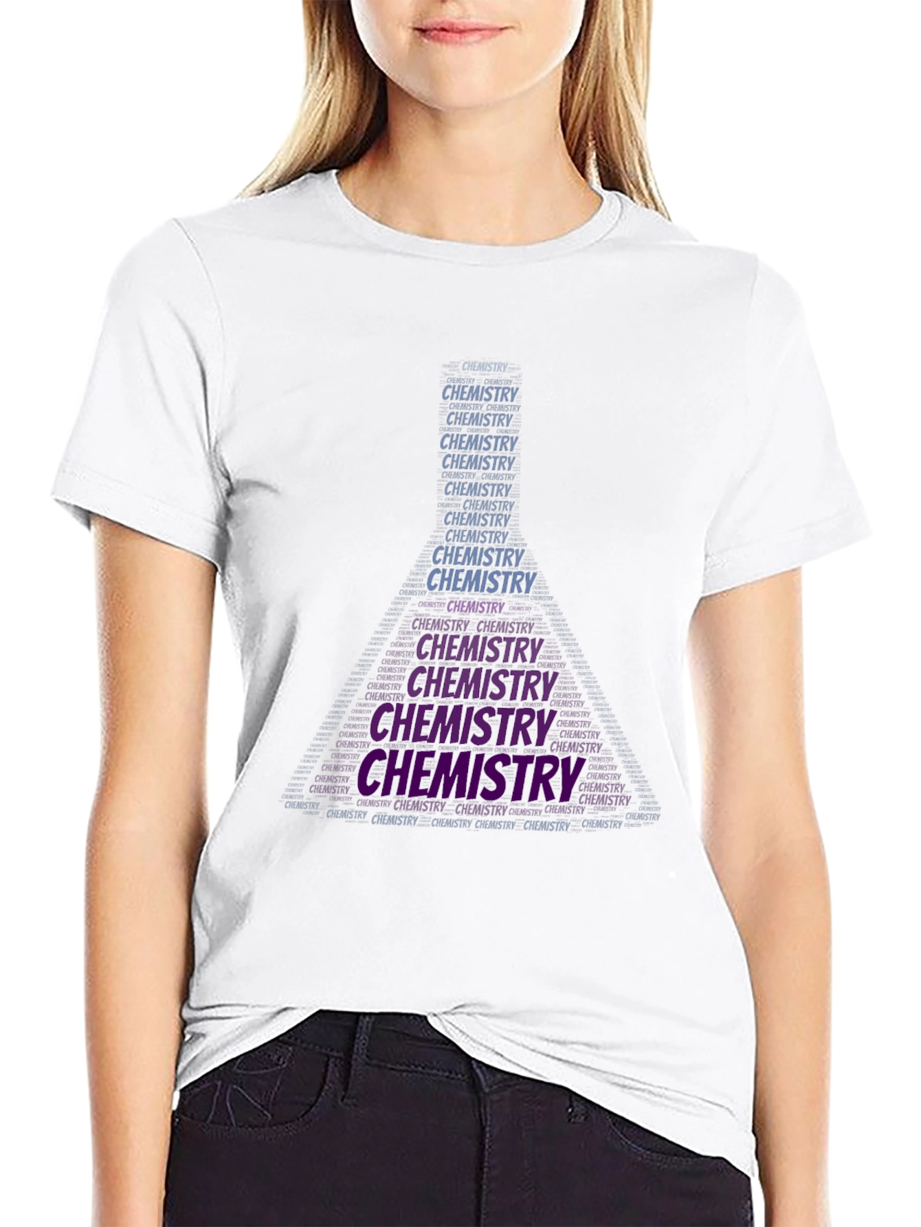 Chemistry Word Art Graphic T-Shirt