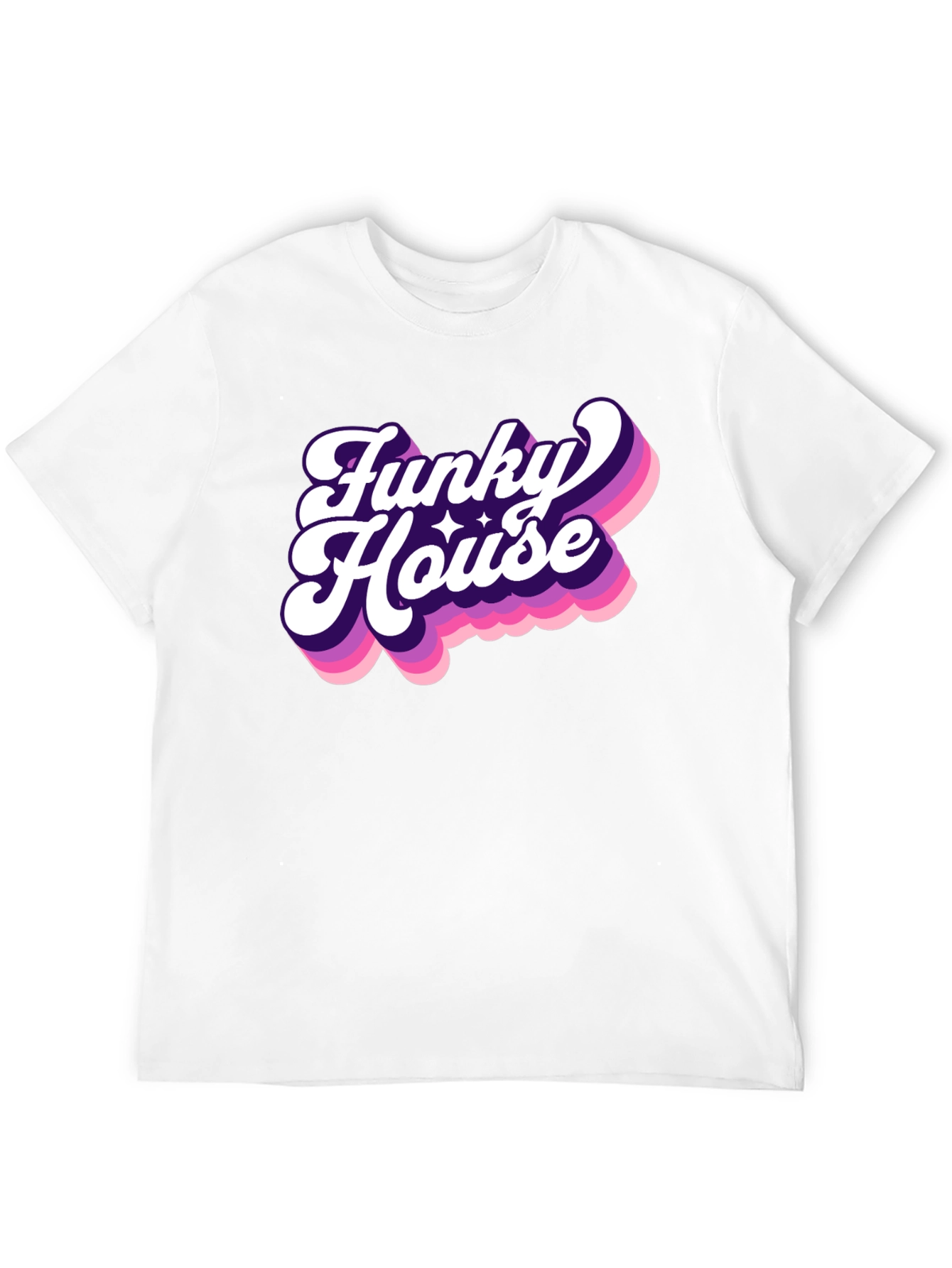 Funky House Black Graphic Tee