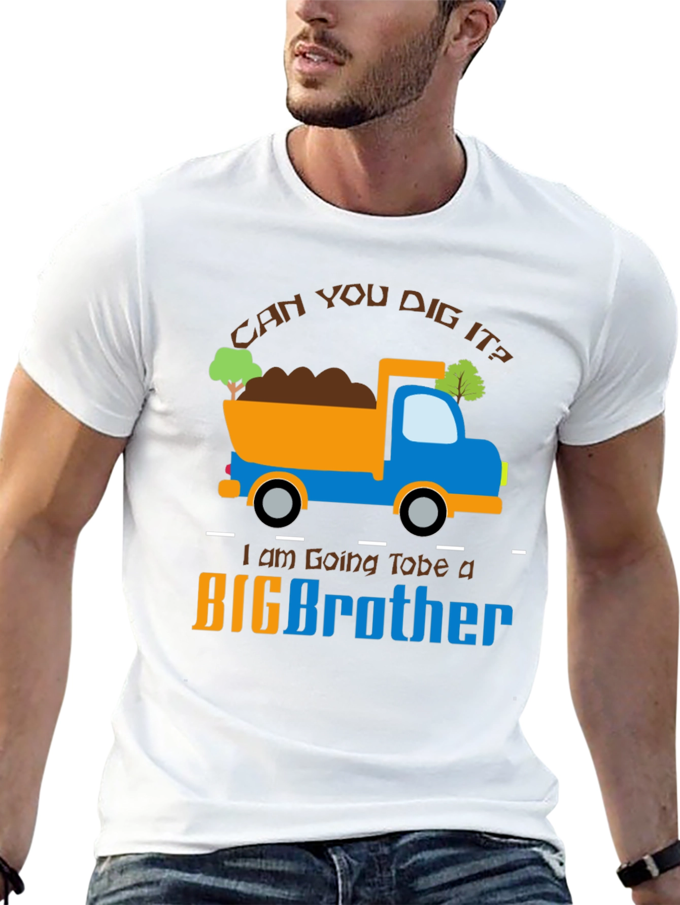 Big Brother Construction Truck T-Shirt