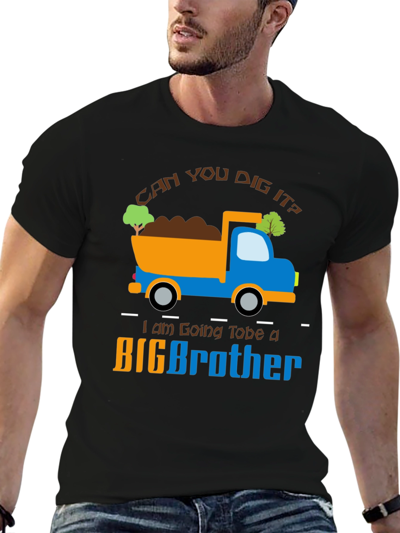Big Brother Construction Truck T-Shirt