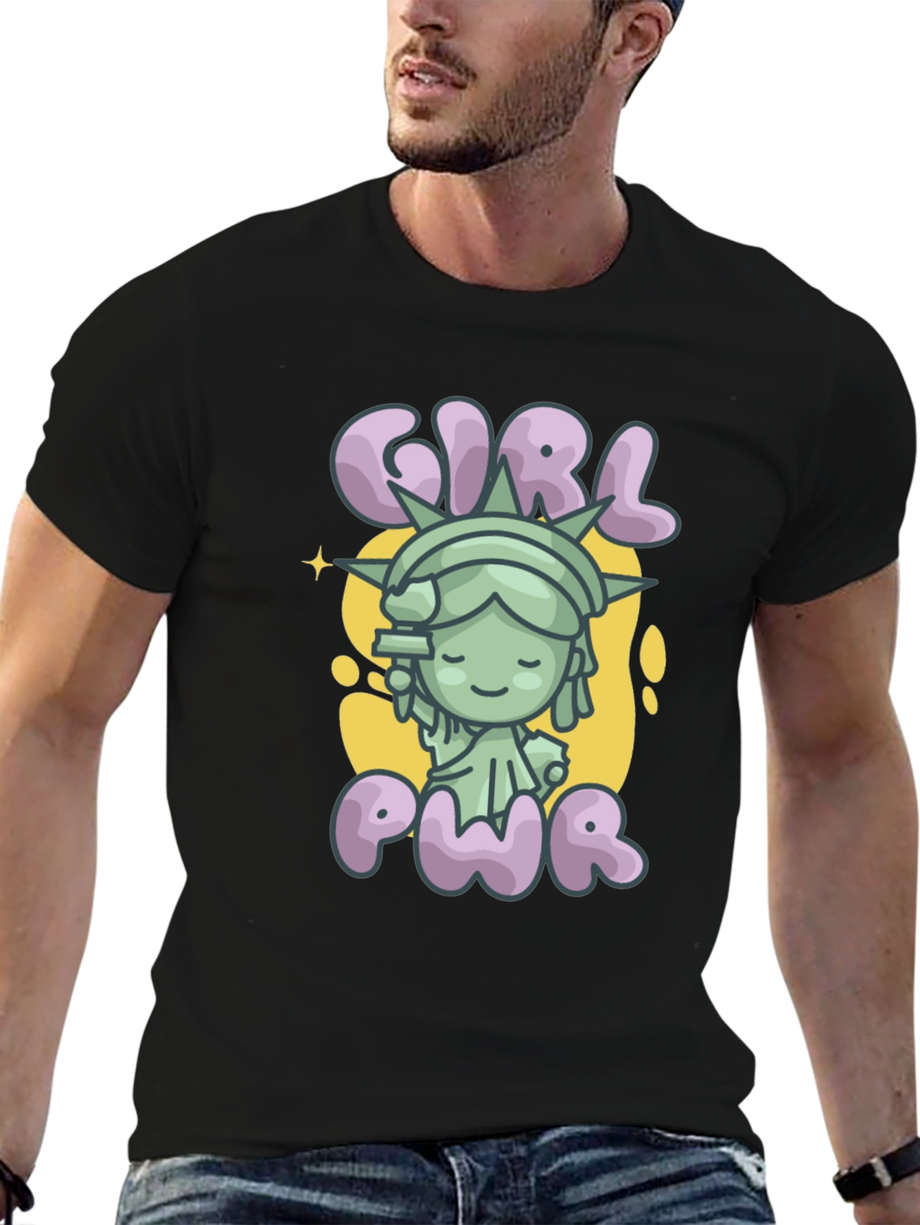 Girl Pwr Graphic Tee - Empowering Womens T-Shirt