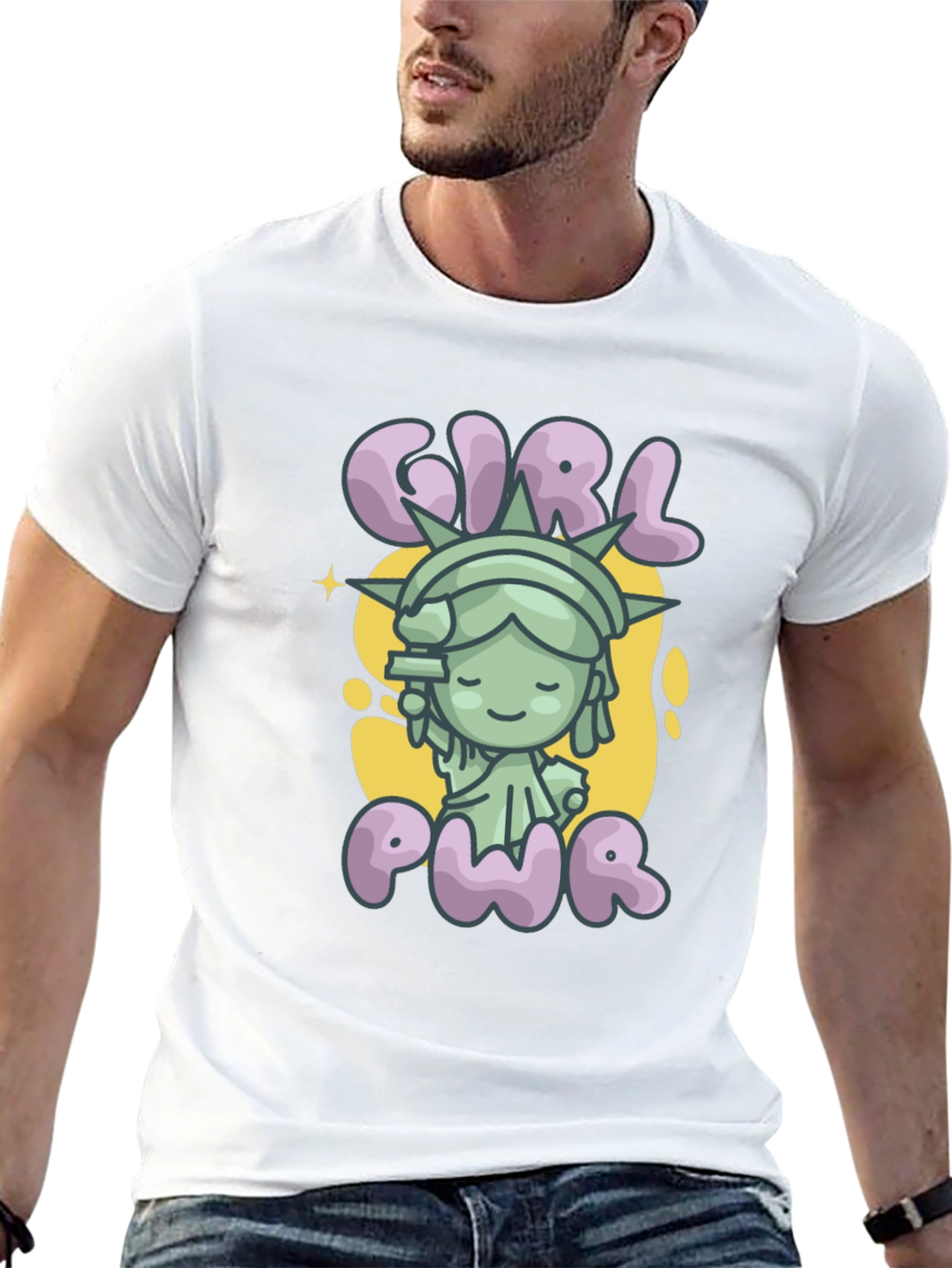 Girl Pwr Graphic Tee - Empowering Womens T-Shirt