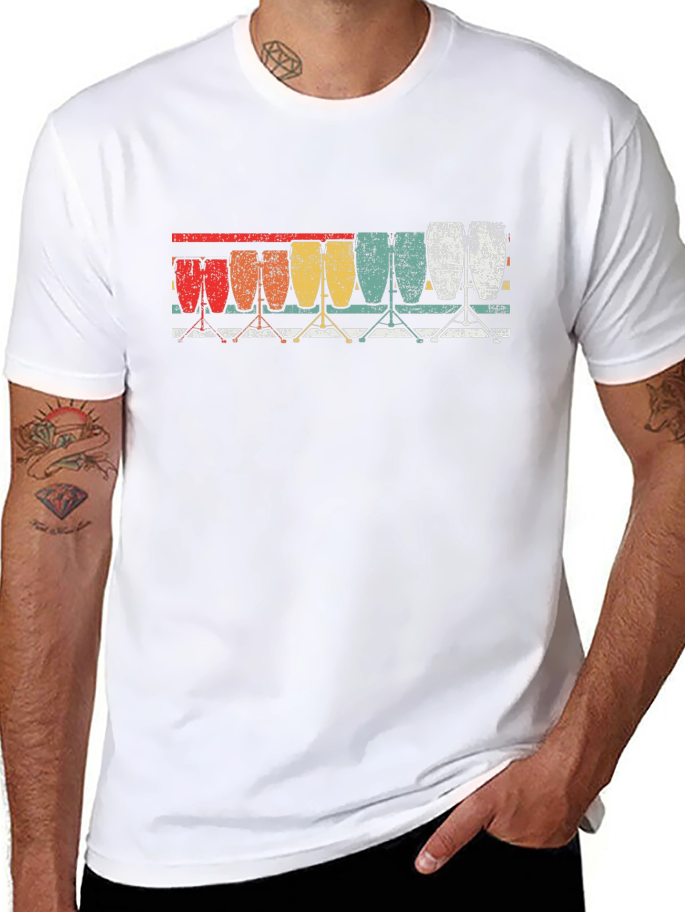 Retro Conga Drum T-Shirt