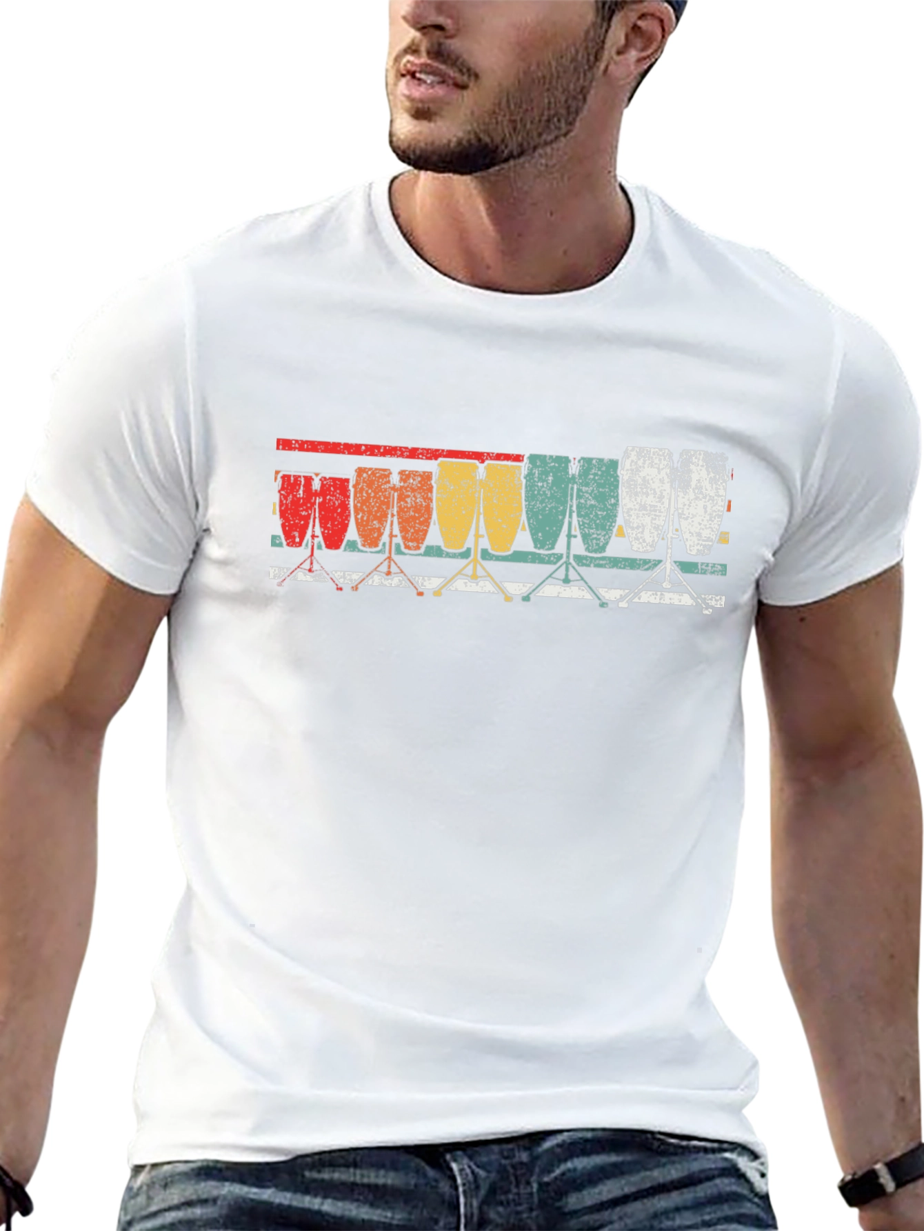 Retro Conga Drum T-Shirt