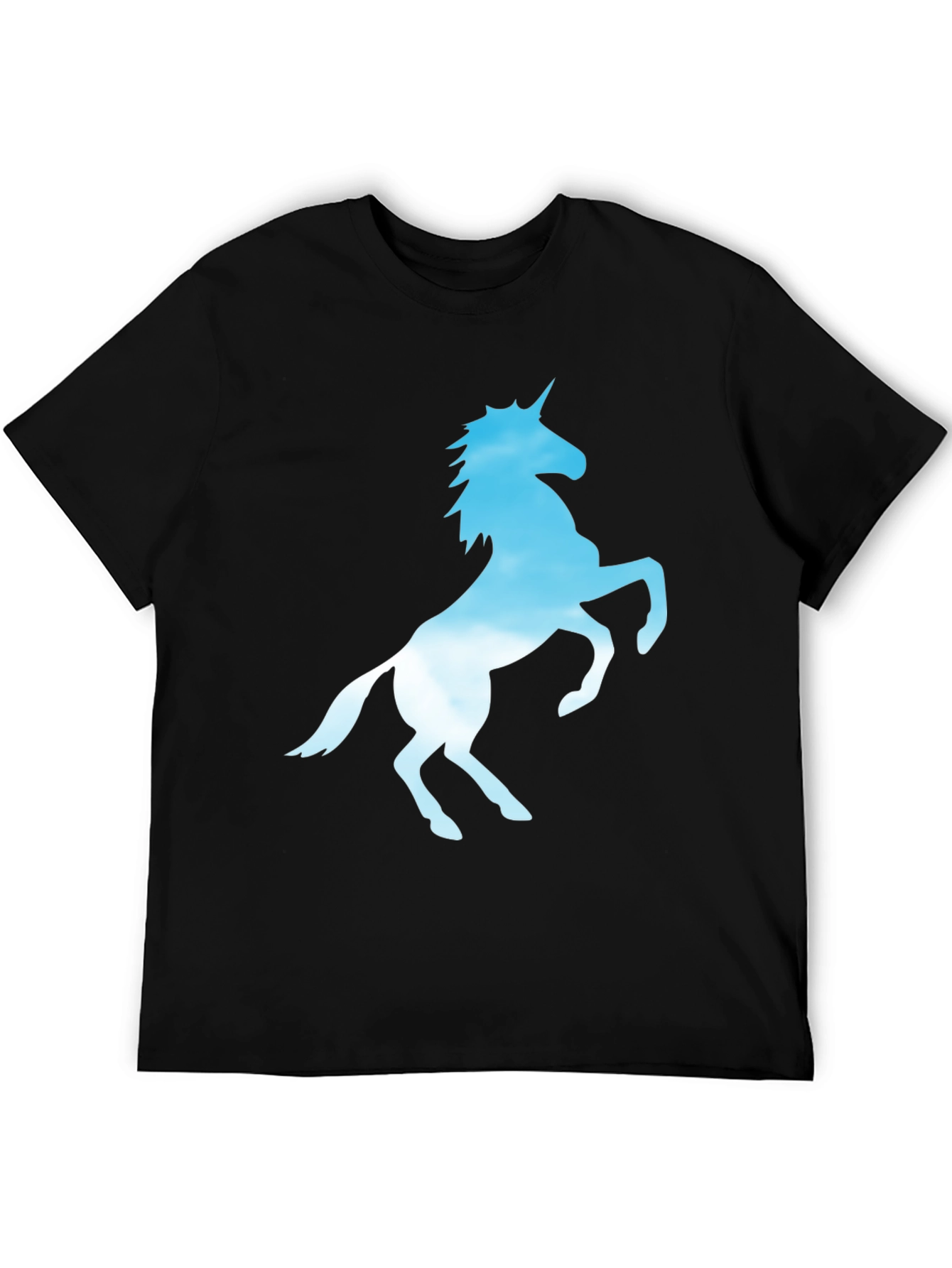 Unicorn Silhouette Black T-Shirt