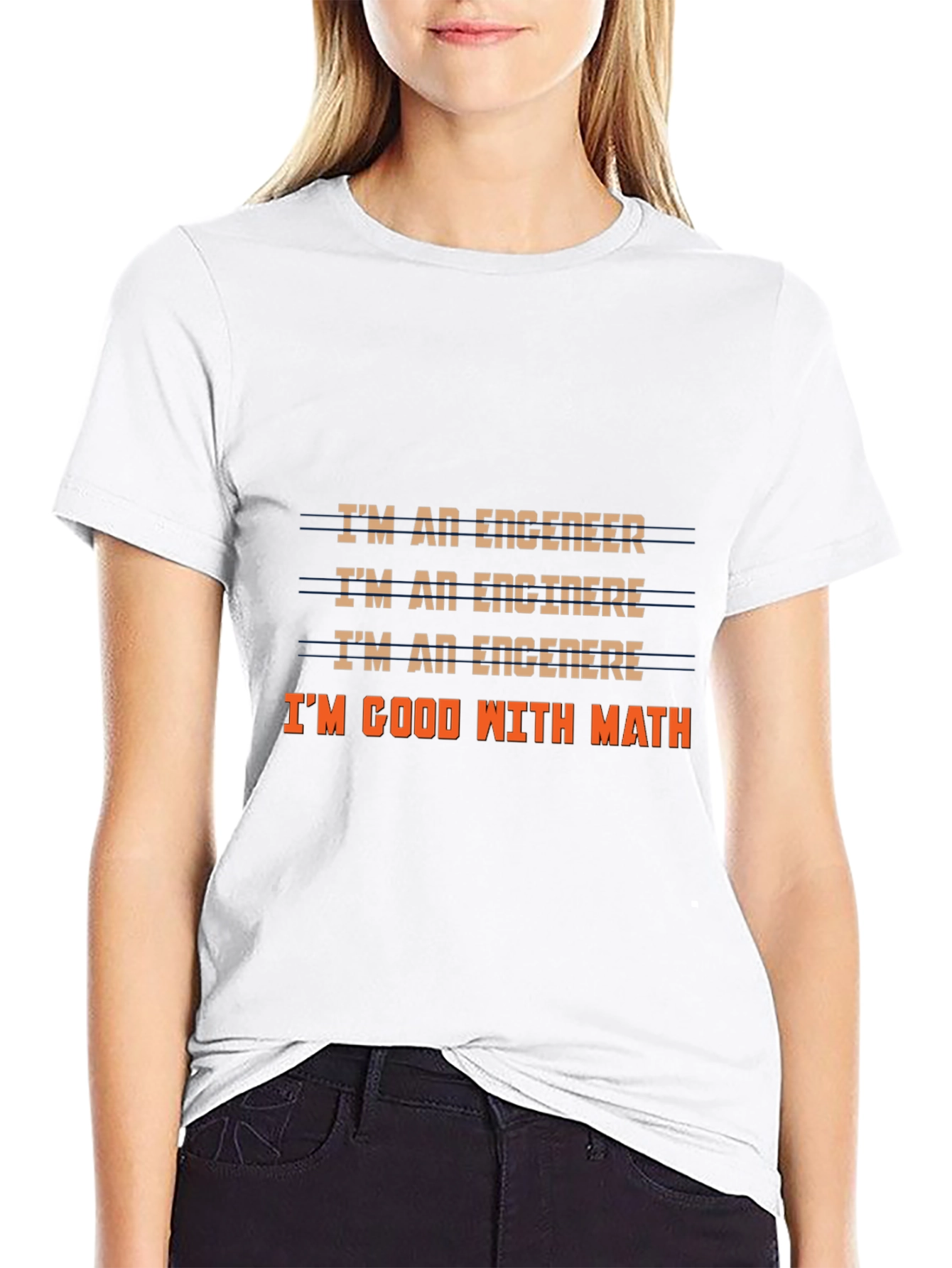 Funny Engineer T-Shirt: Im Good With Math Tee