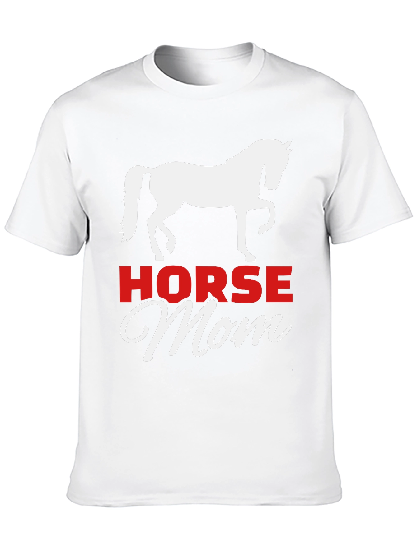 Horse Mom Graphic Tee - Equestrian Lover Shirt