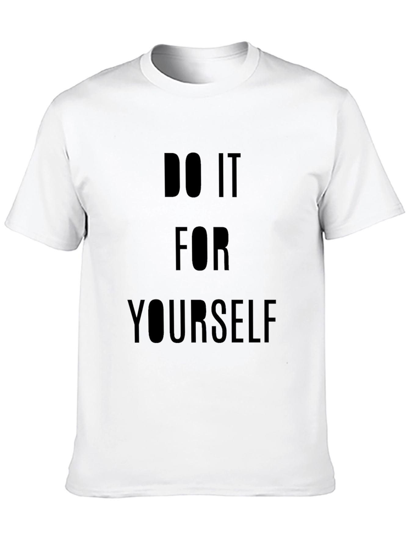 Do It For Yourself Black Graphic Tee