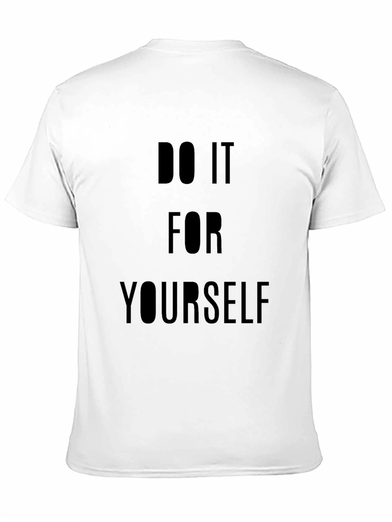 Do It For Yourself Black Graphic Tee