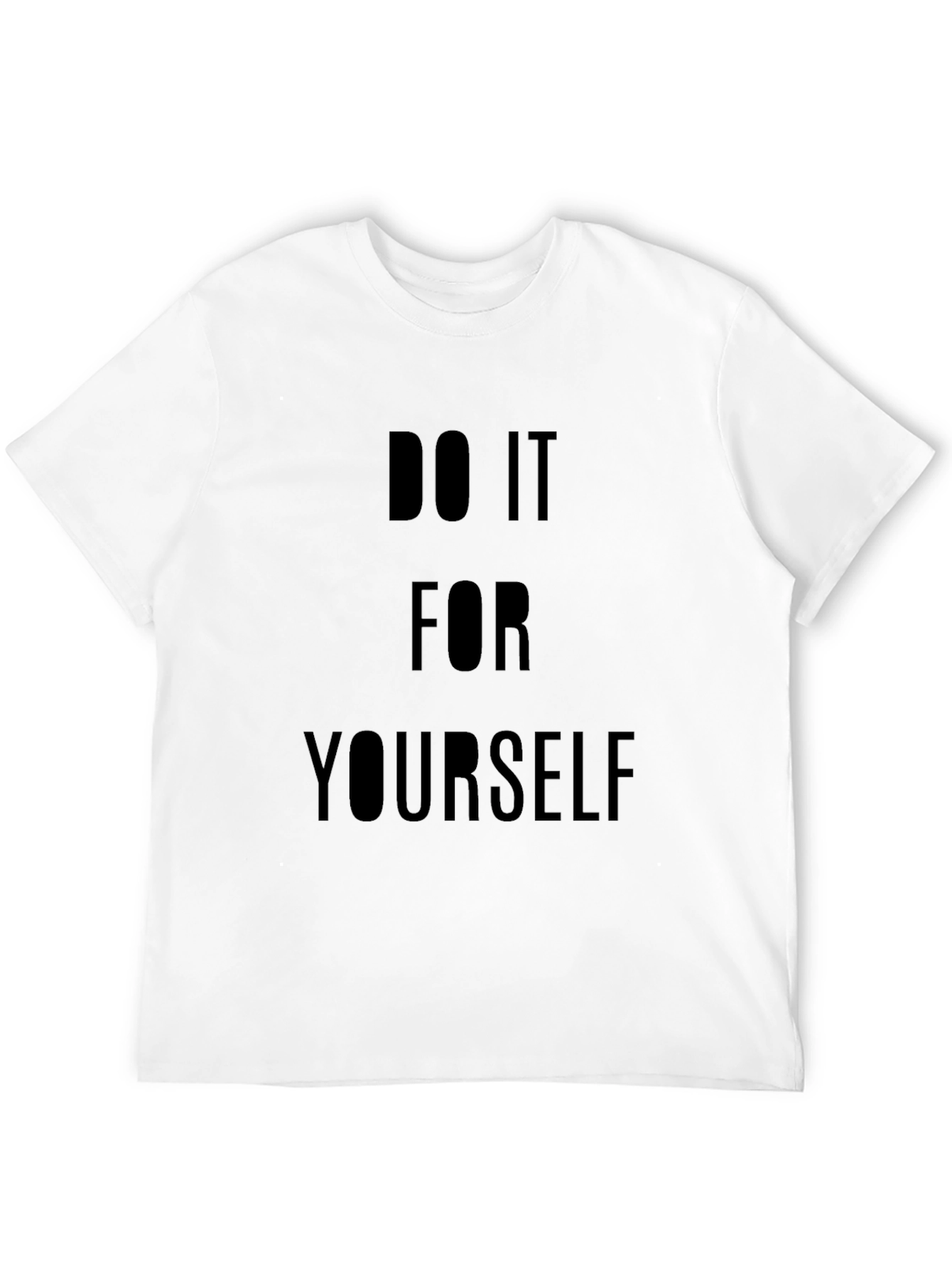 Do It For Yourself Black Graphic Tee