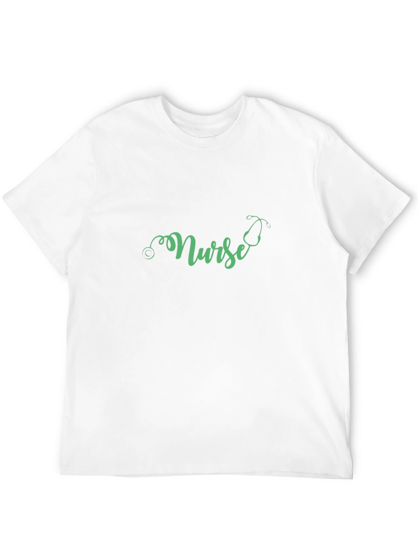 Nurse Stethoscope Graphic Tee - Black T-Shirt