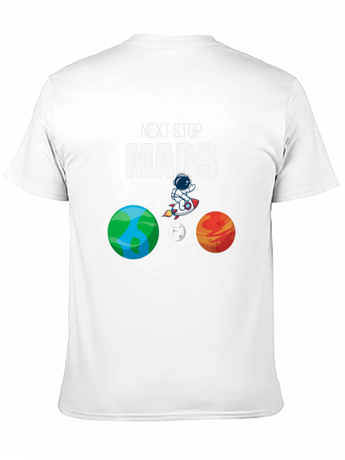 Next Stop Mars T-Shirt - Space Adventure Tee