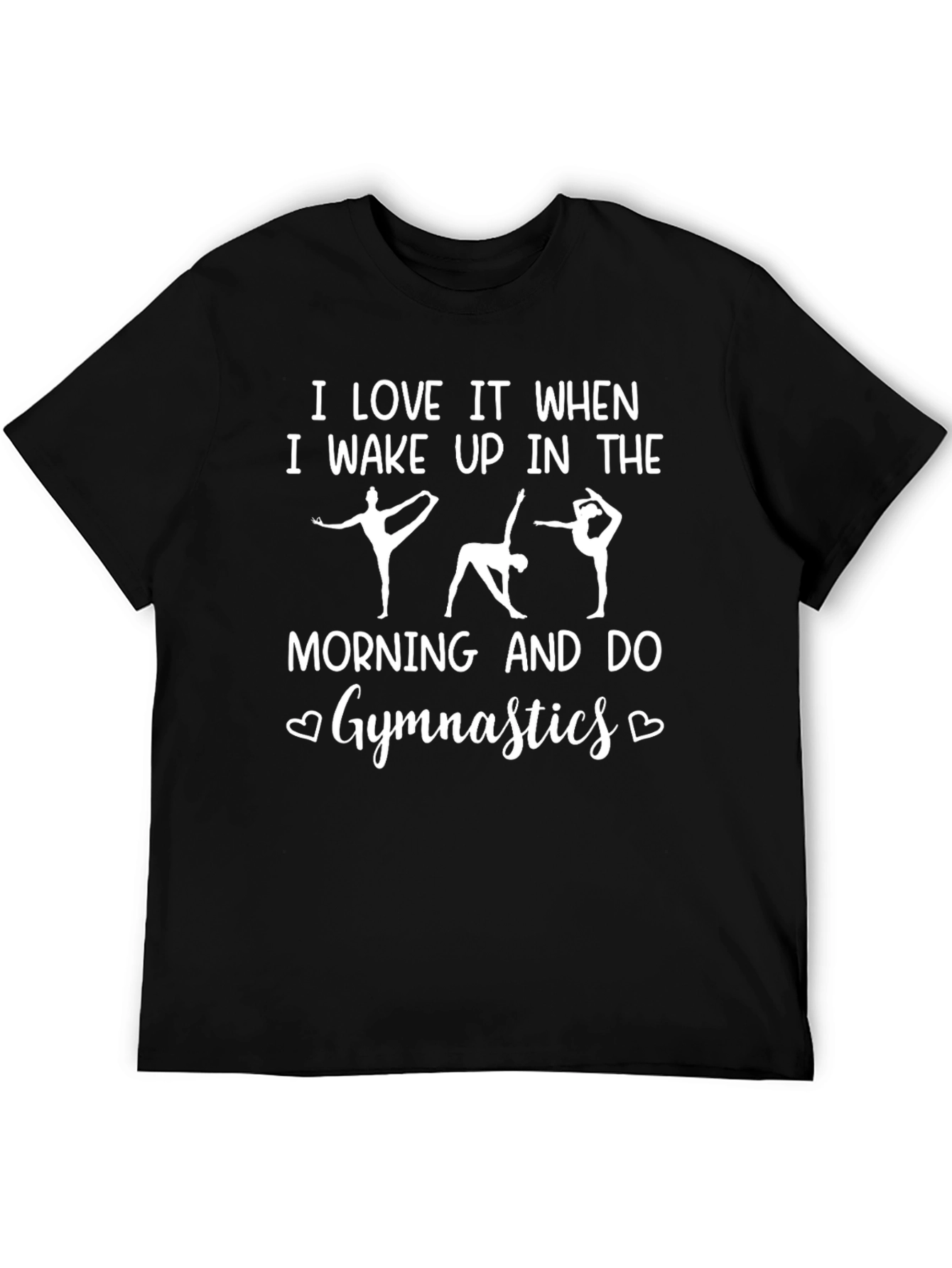 Gymnastics Lover Black T-Shirt