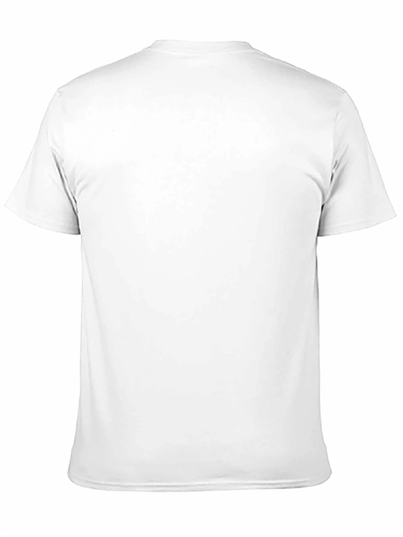 Mens Solid Black Casual T-Shirt