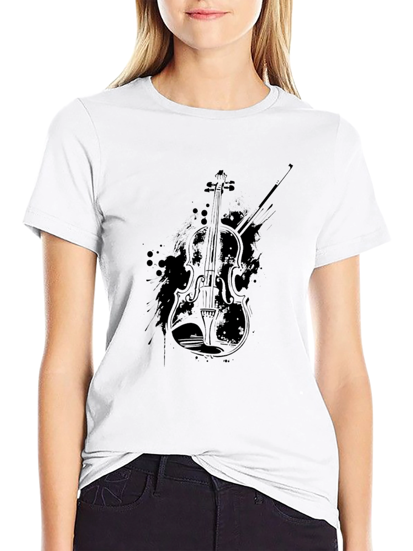 Black Violin Graphic Tee - Musical Style