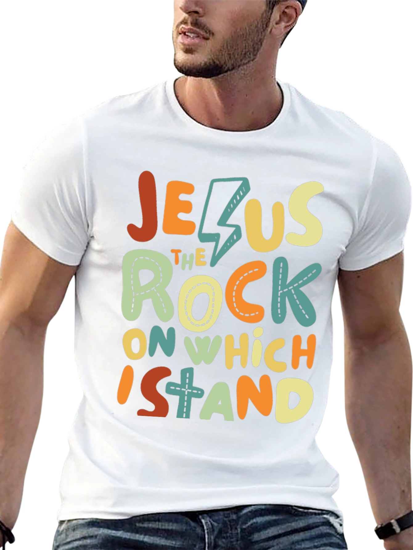 Jesus The Rock Christian T-Shirt