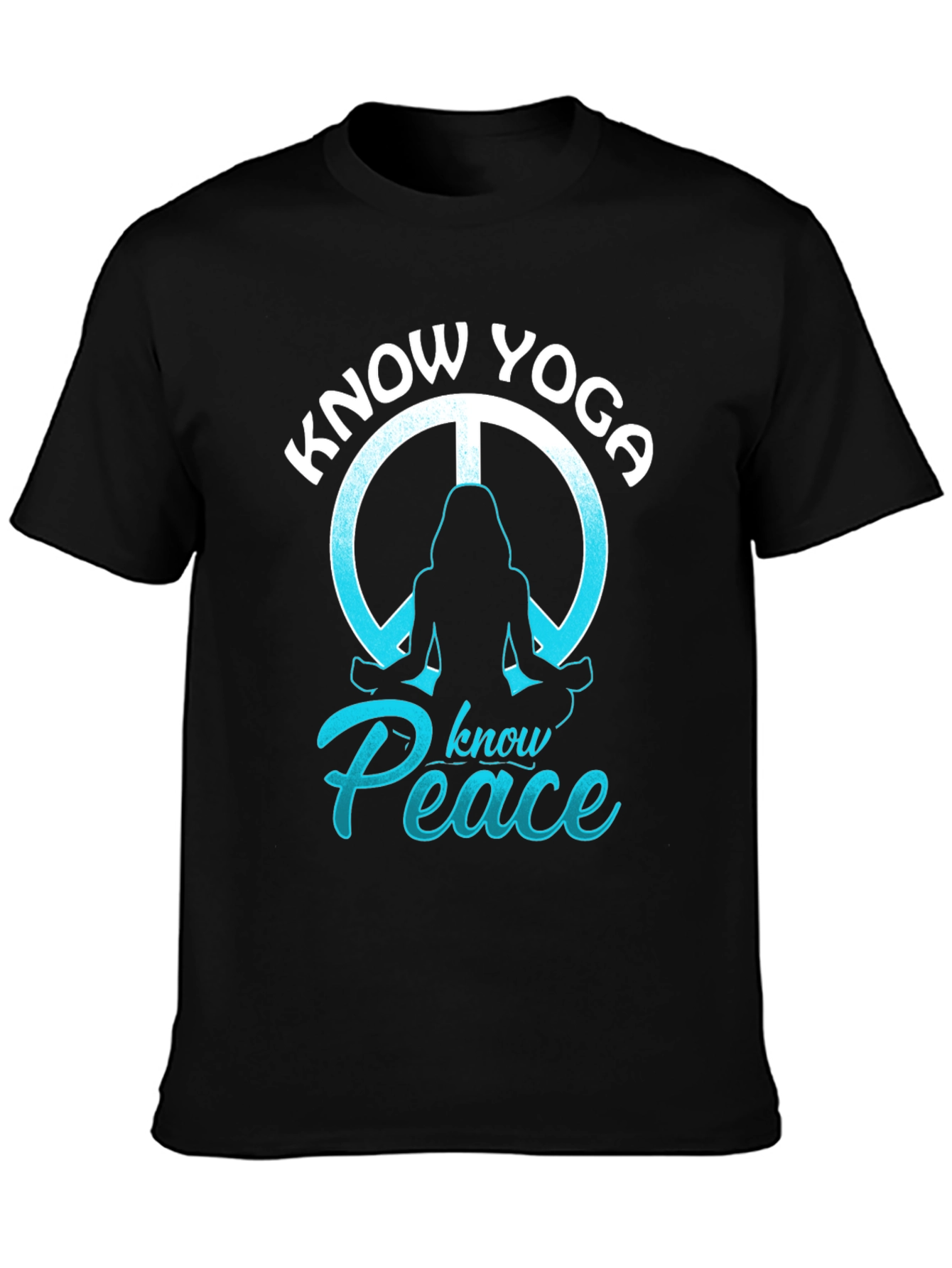 Know Yoga Know Peace Graphic T-Shirt