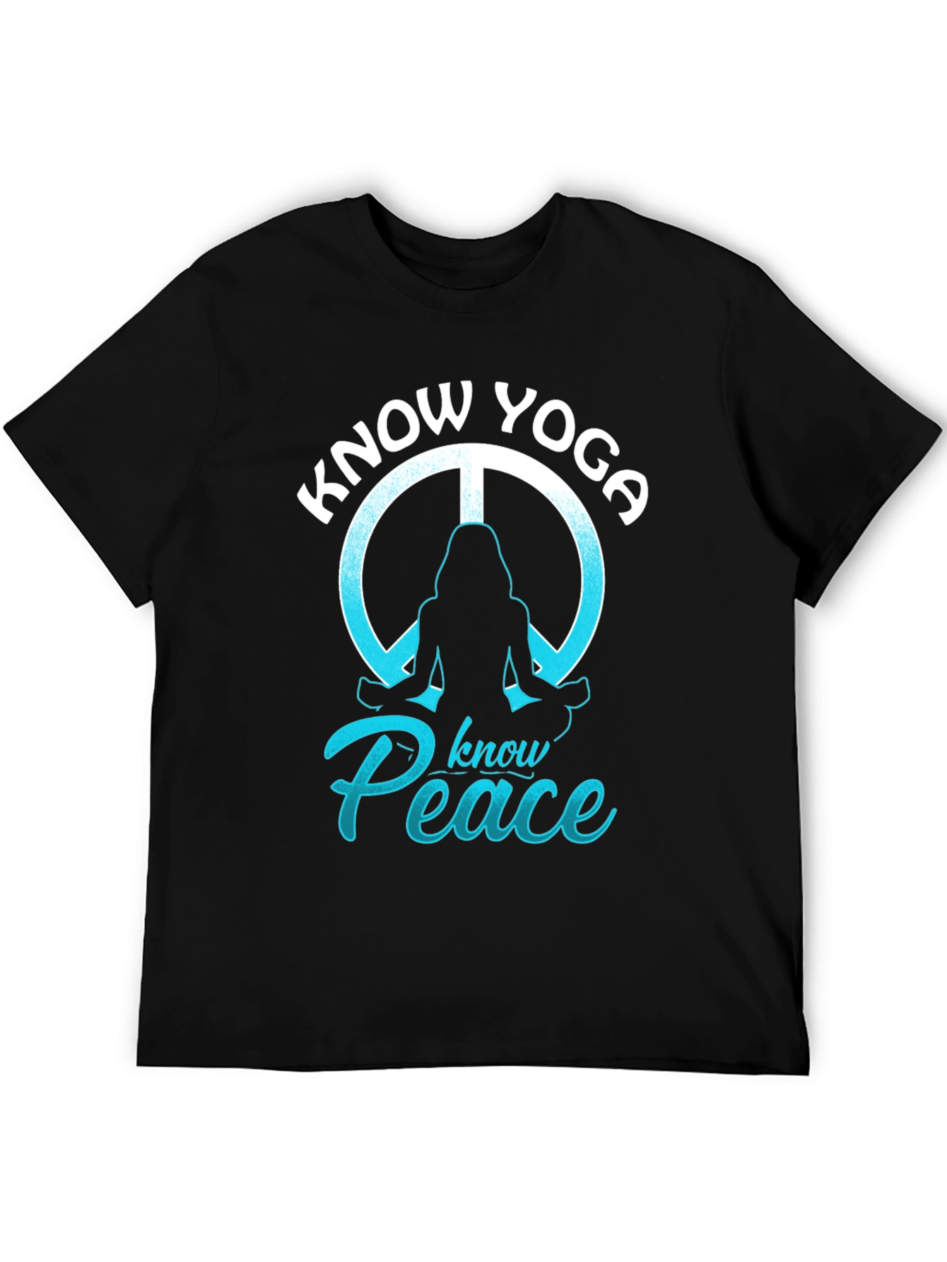 Know Yoga Know Peace Graphic T-Shirt