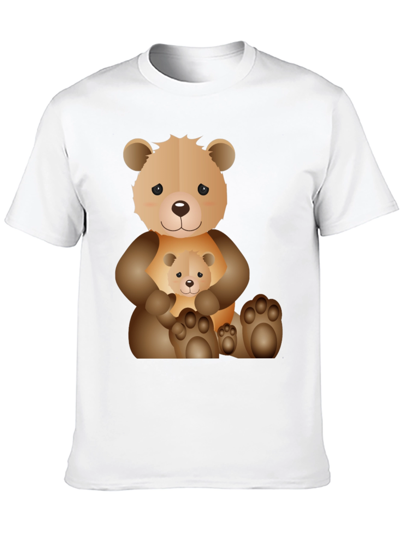 Cute Teddy Bear Graphic T-Shirt