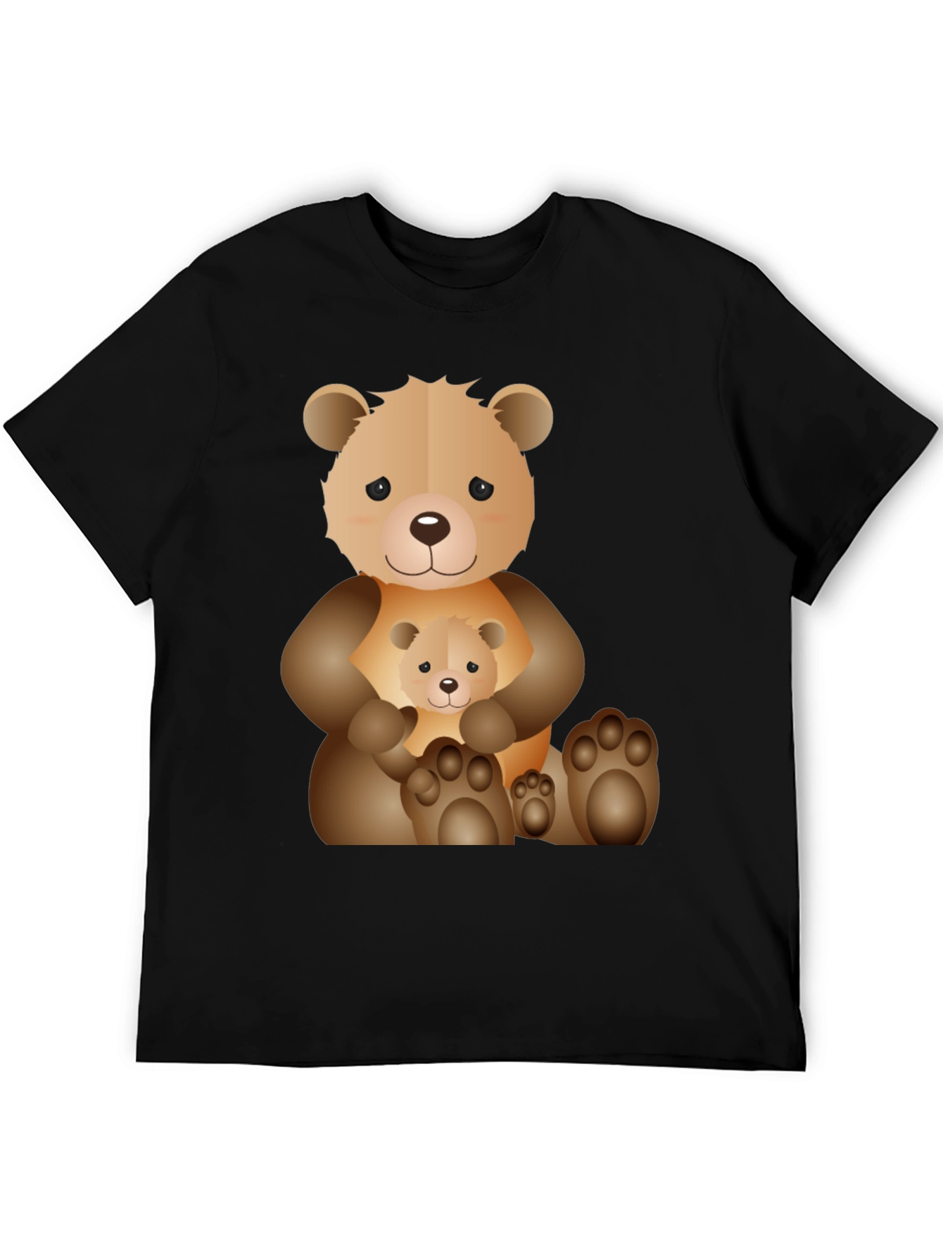 Cute Teddy Bear Graphic T-Shirt