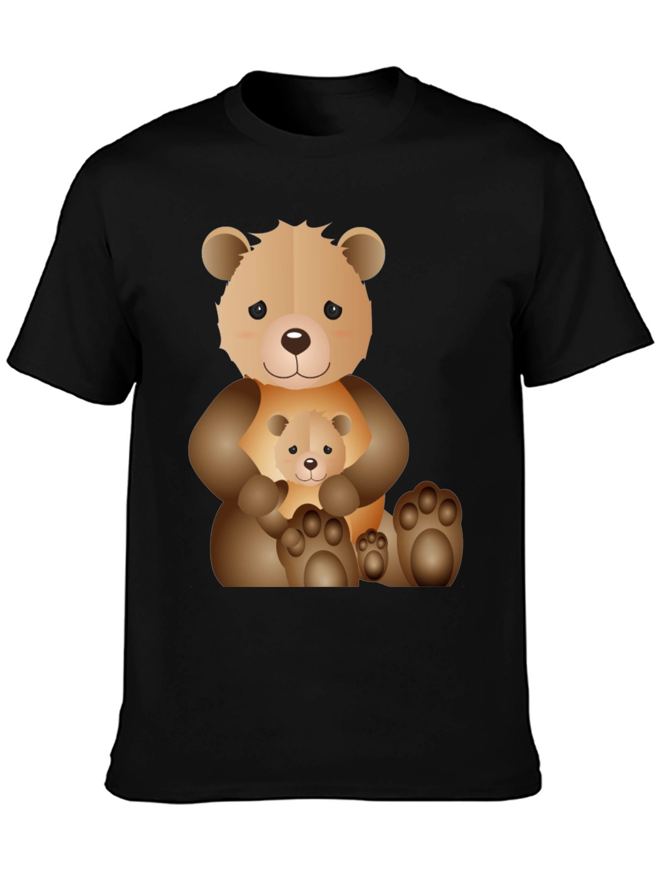 Cute Teddy Bear Graphic T-Shirt