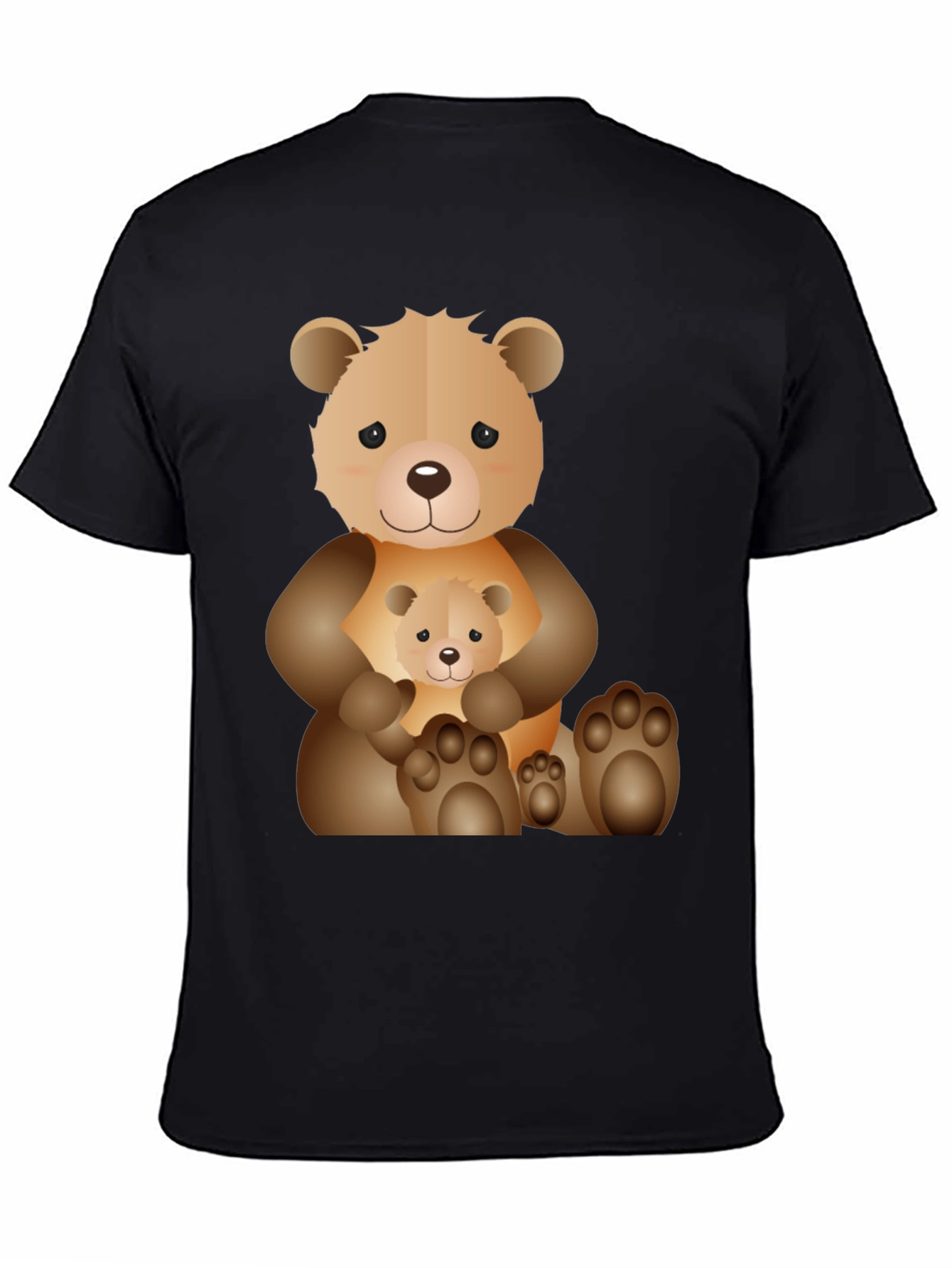 Cute Teddy Bear Graphic T-Shirt