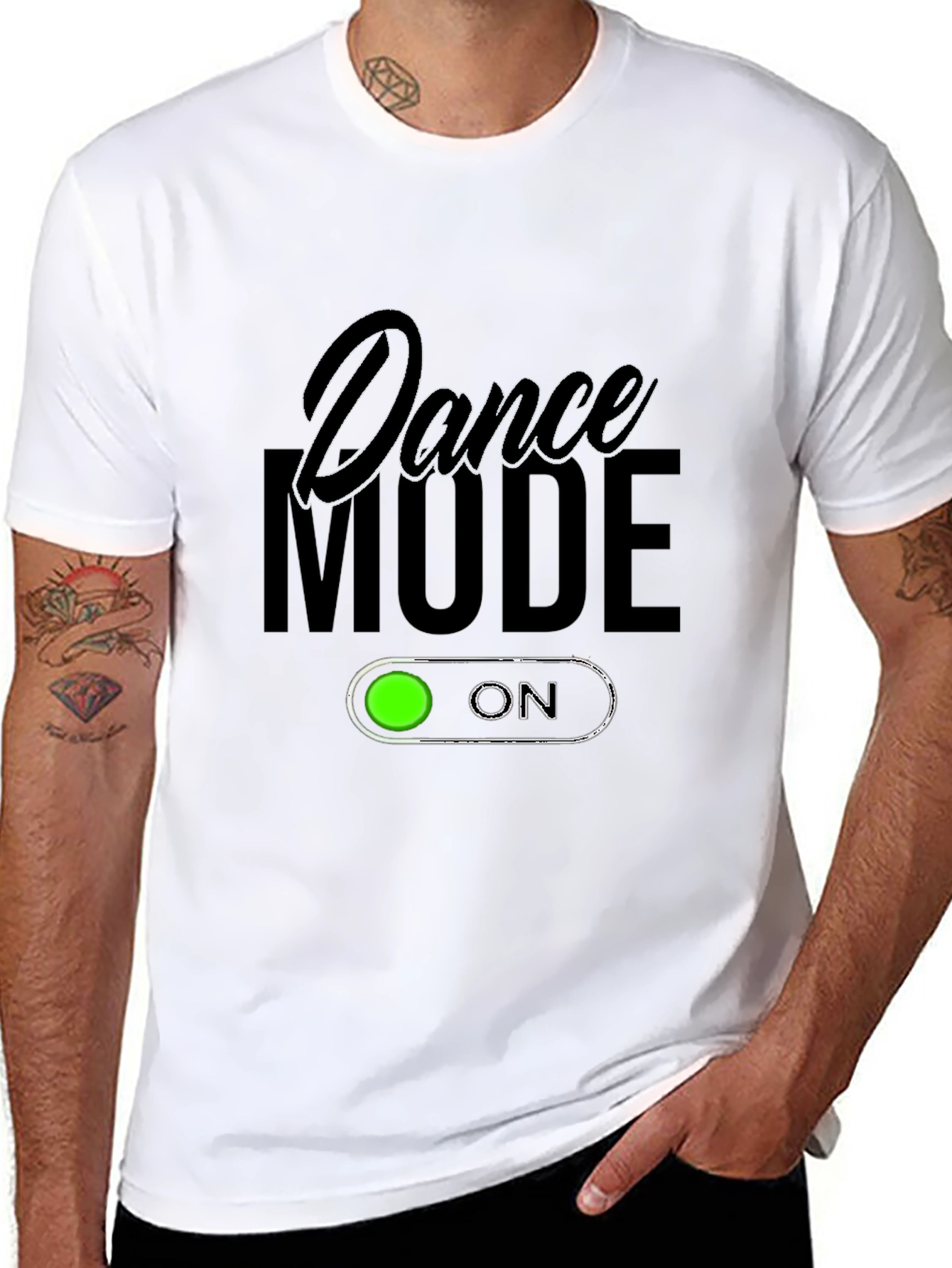 Dance Mode On Black T-Shirt