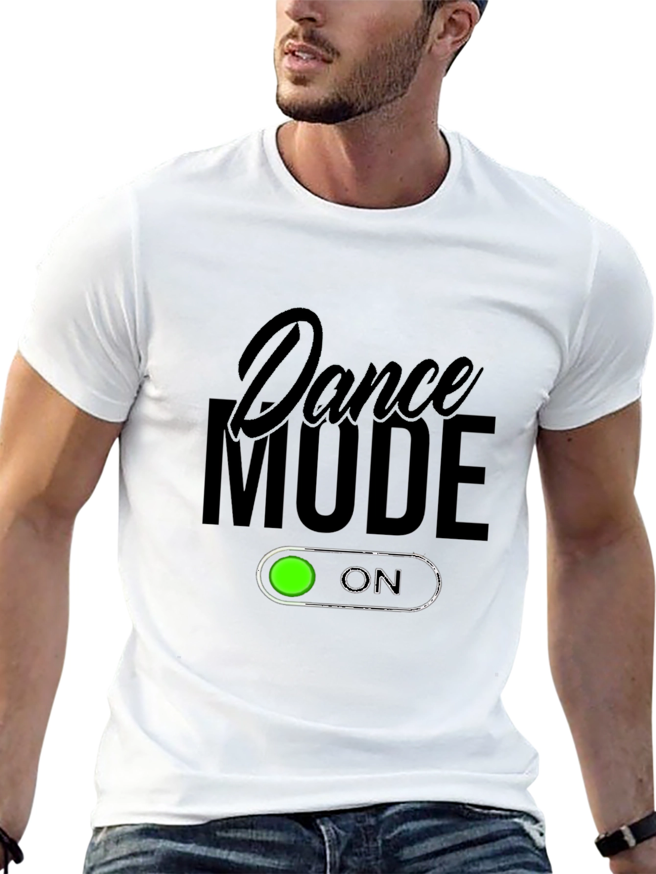 Dance Mode On Black T-Shirt