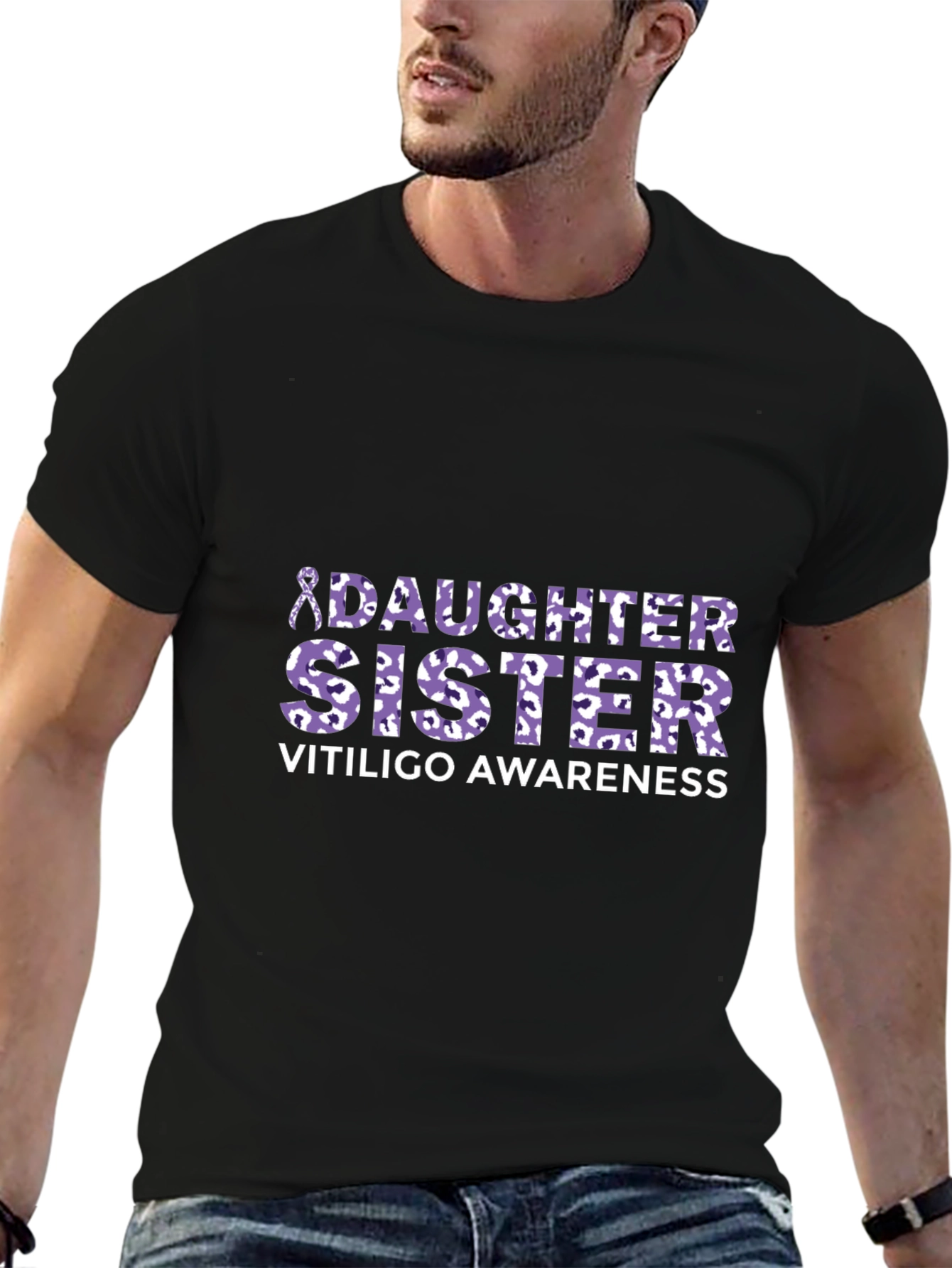 Vitiligo Awareness Daughter Sister T-Shirt