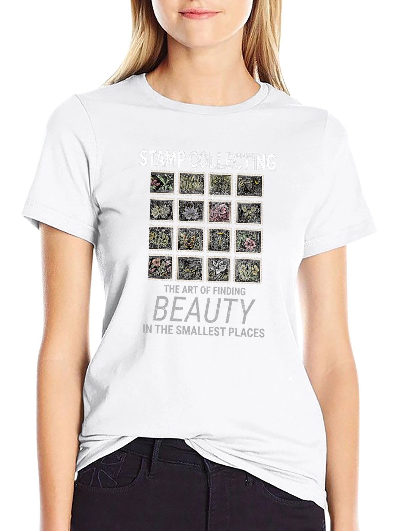 Stamp Collecting Beauty T-Shirt