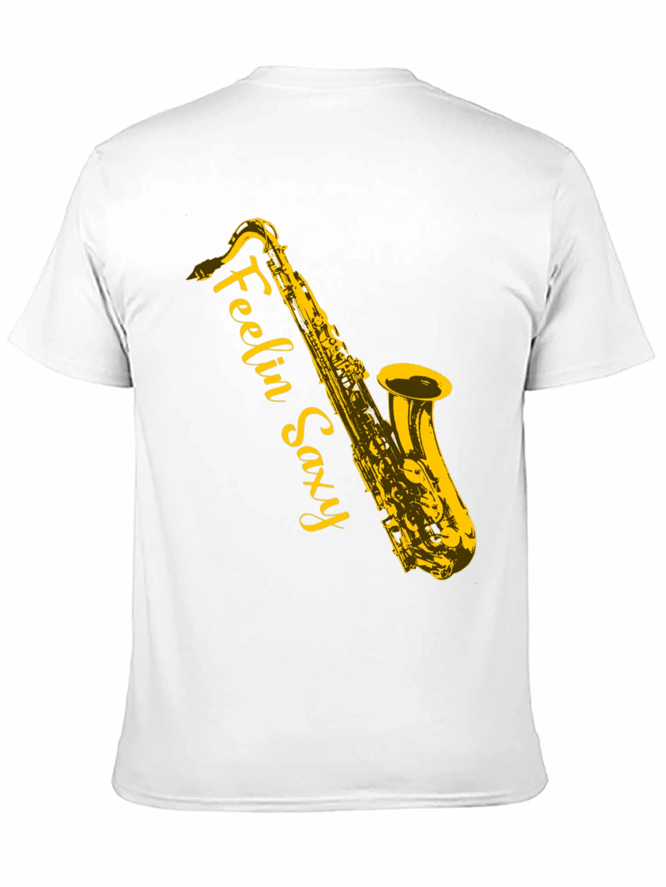 Feelin Saxy Black Graphic Tee
