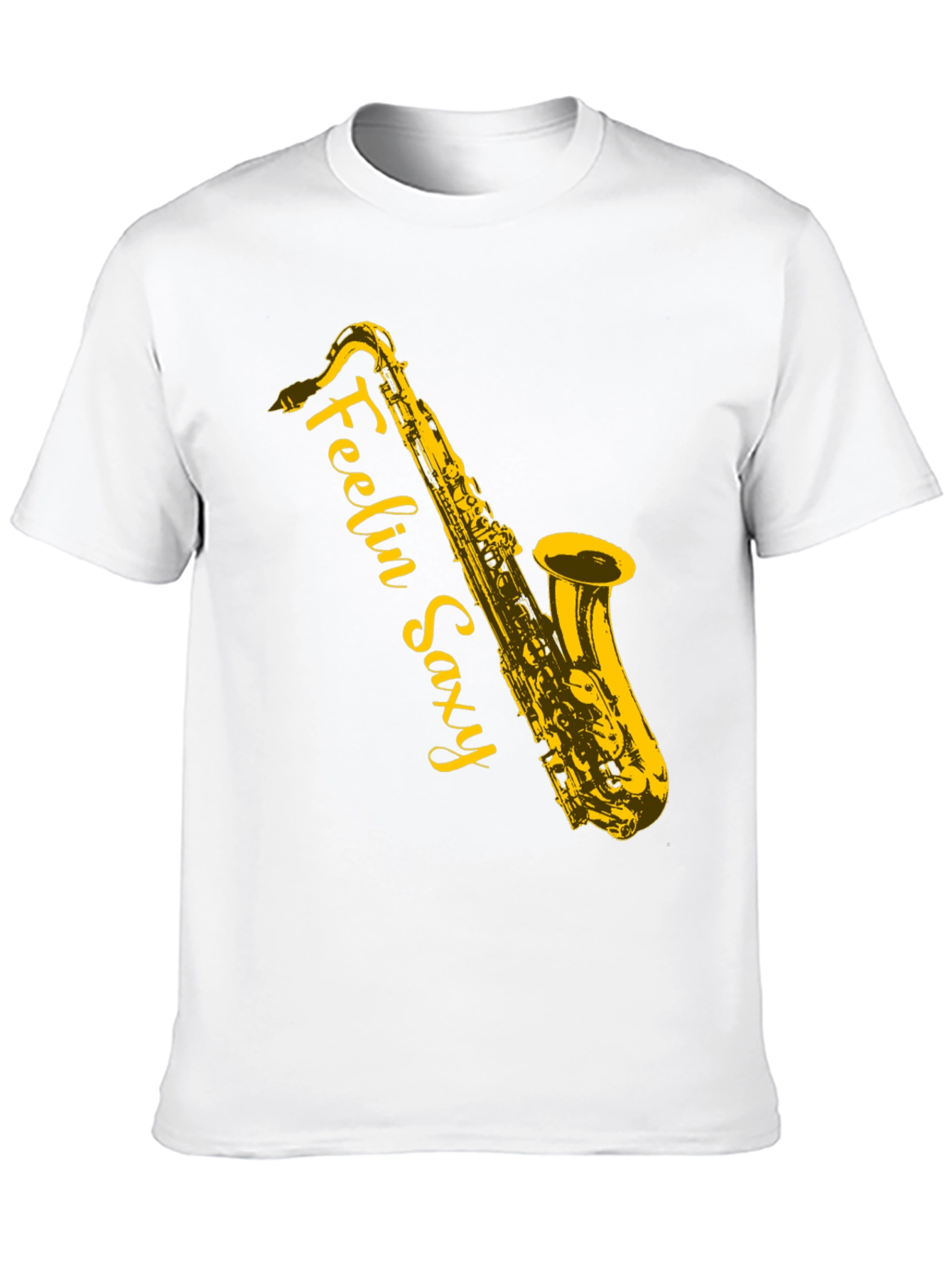 Feelin Saxy Black Graphic Tee