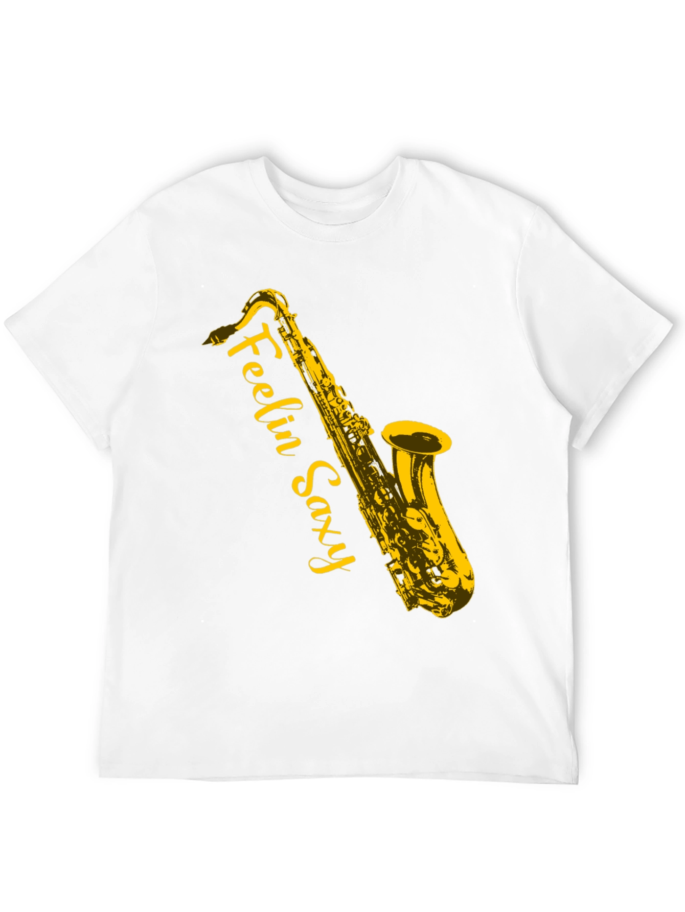 Feelin Saxy Black Graphic Tee