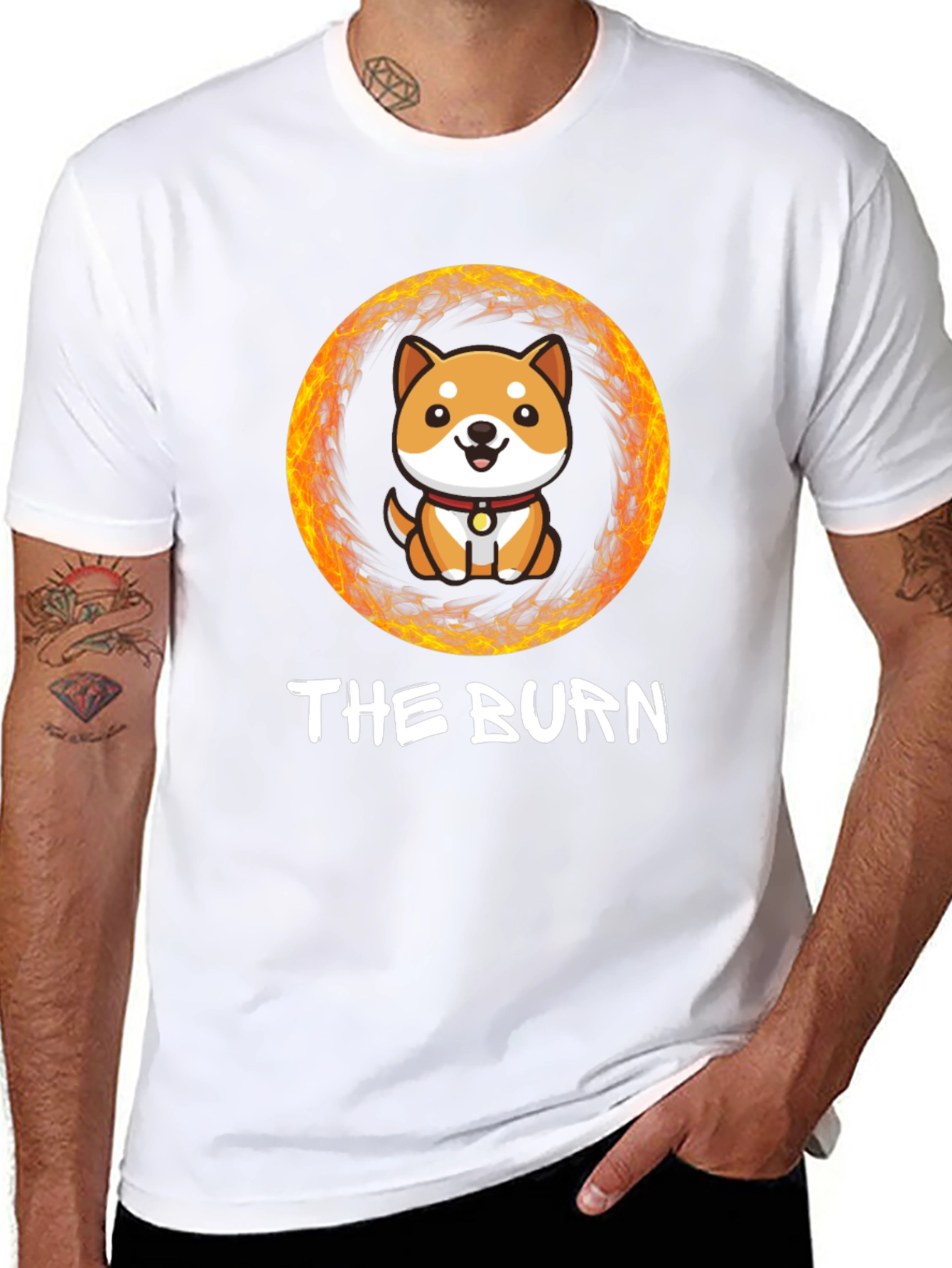 The Burn Shiba Inu T-Shirt - Crypto Doge