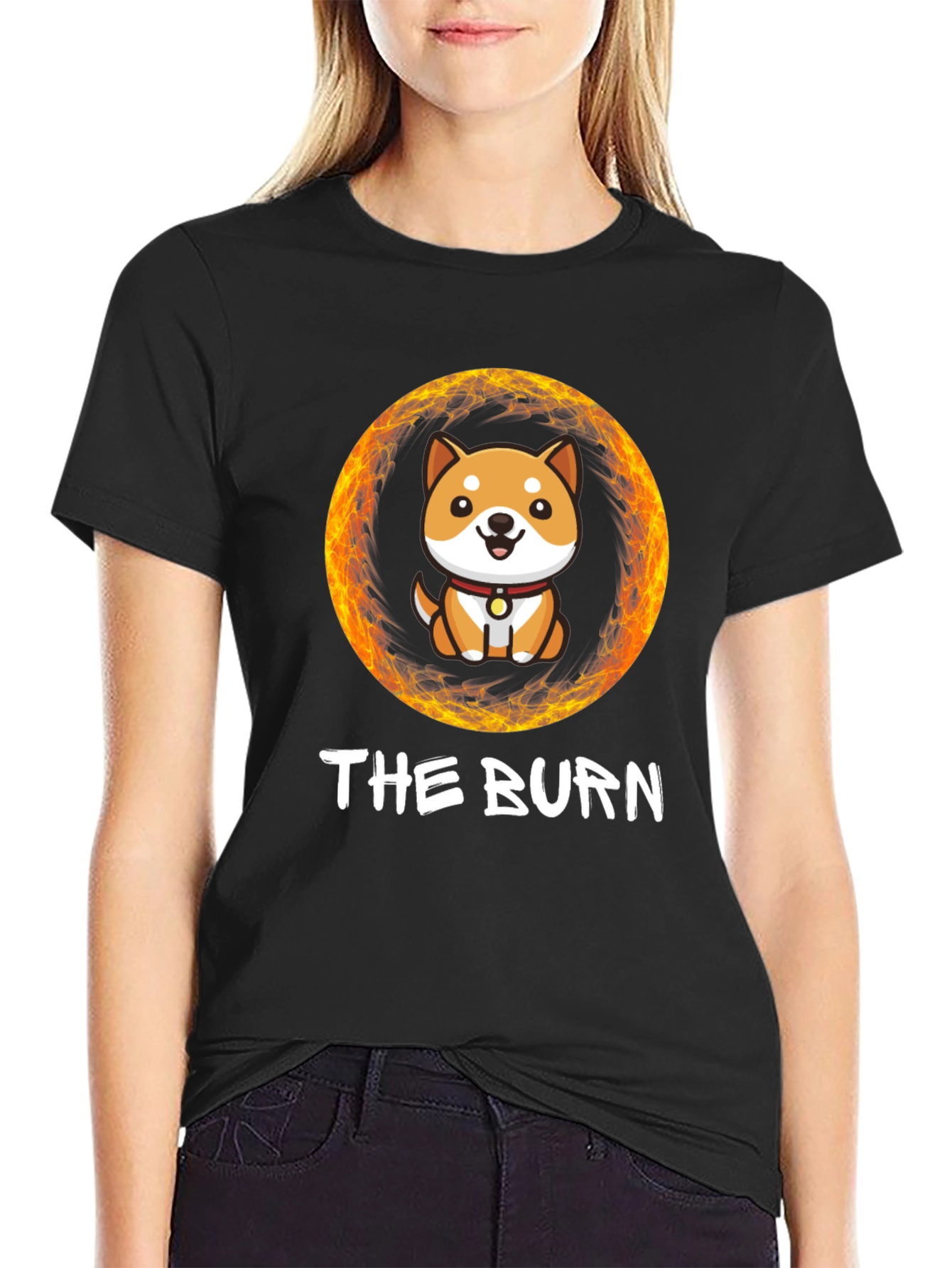 The Burn Shiba Inu T-Shirt - Crypto Doge