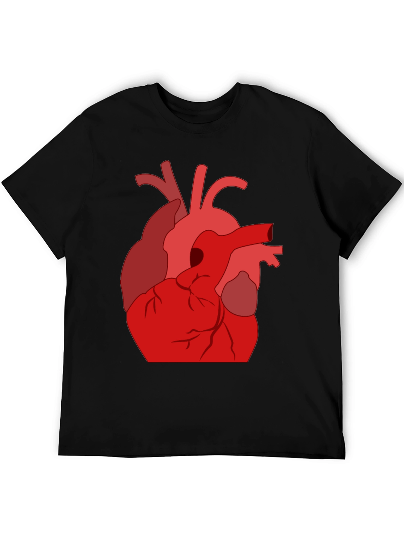 Anatomical Heart Graphic T-Shirt - Unique Design