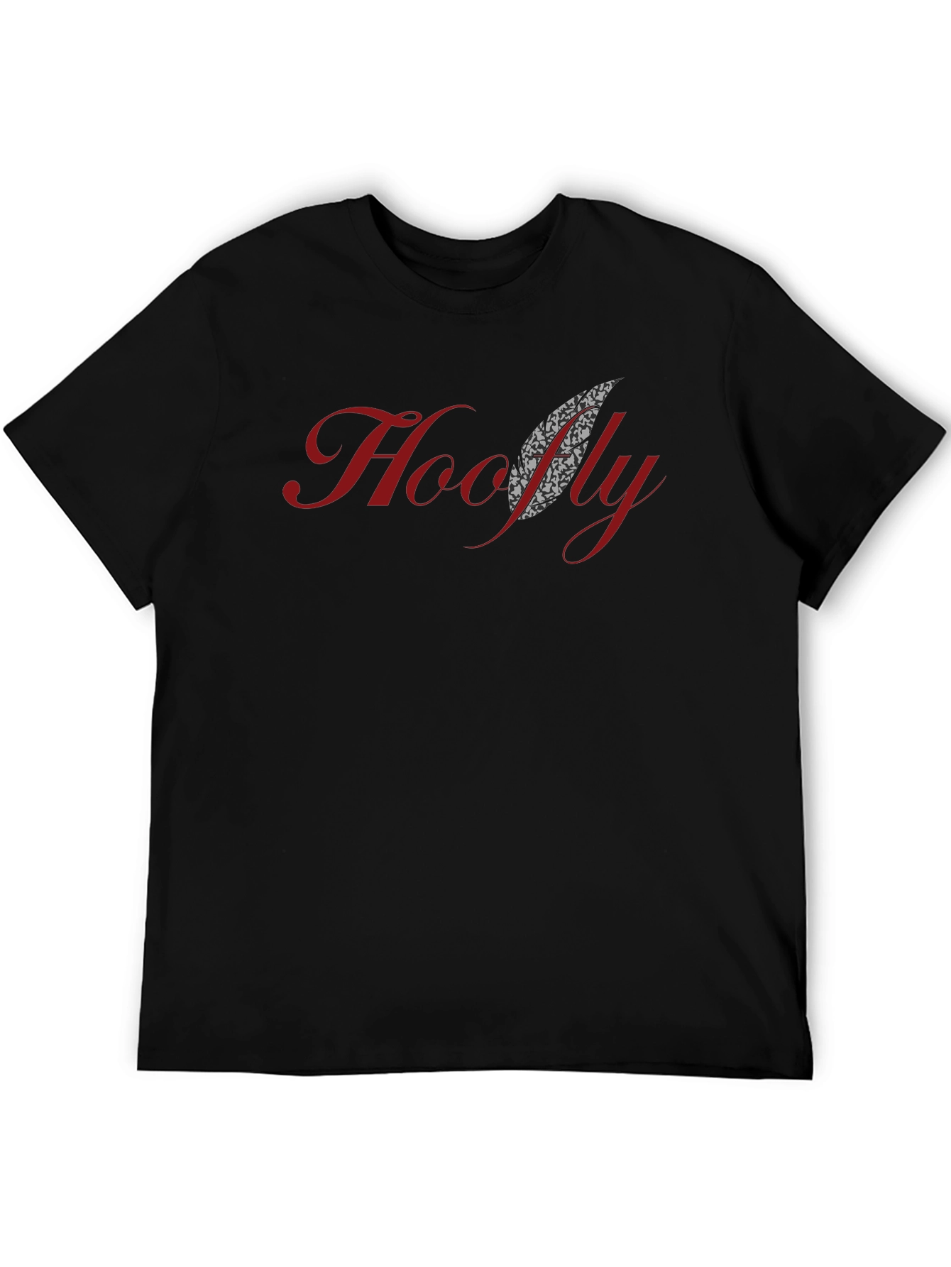 Hoofly Graphic Tee - Stylish Black T-Shirt