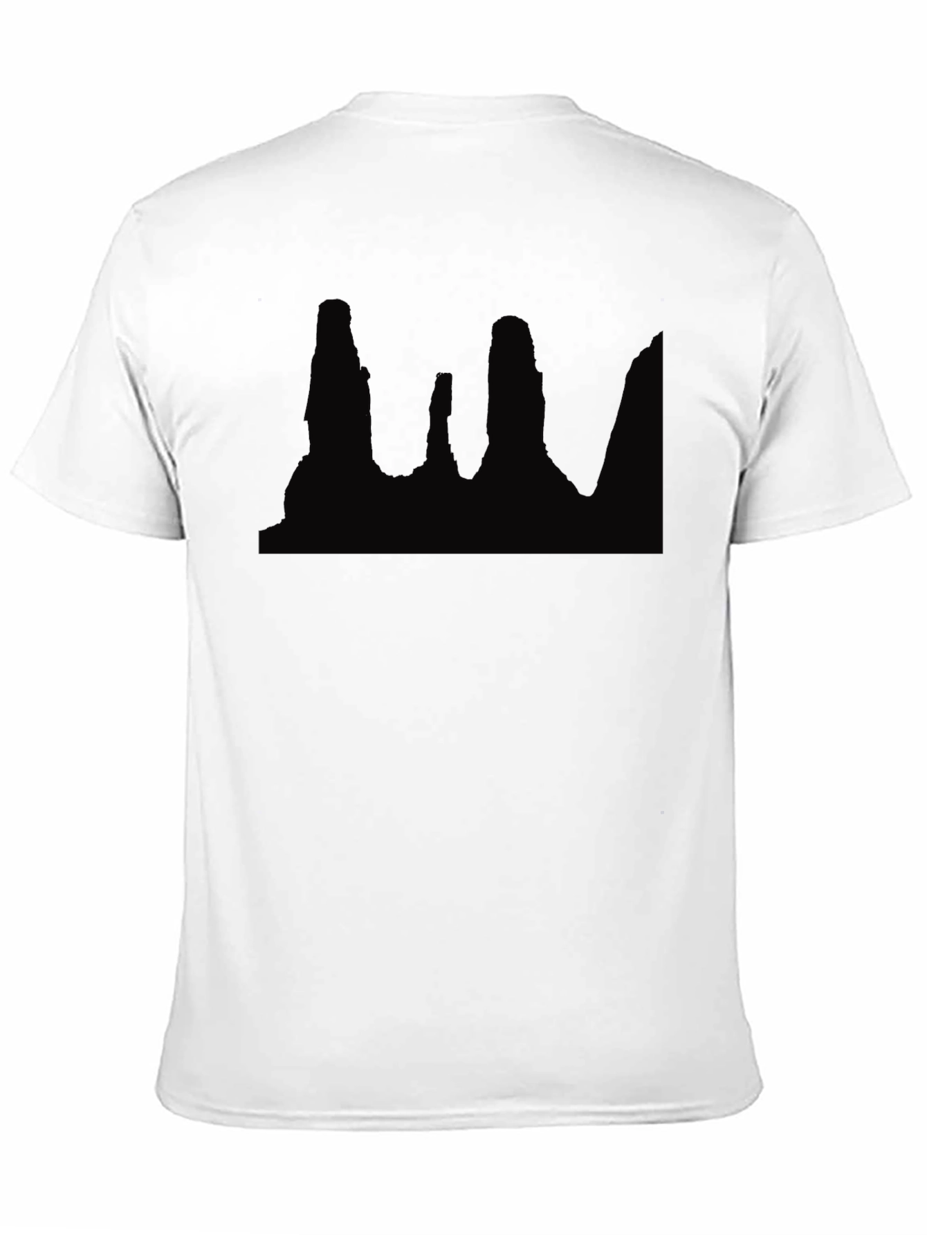 Black Graphic Tee - Desert Skyline