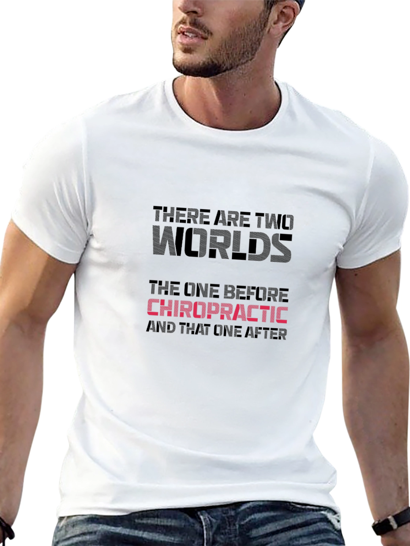 Chiropractic Worlds T-Shirt - Black