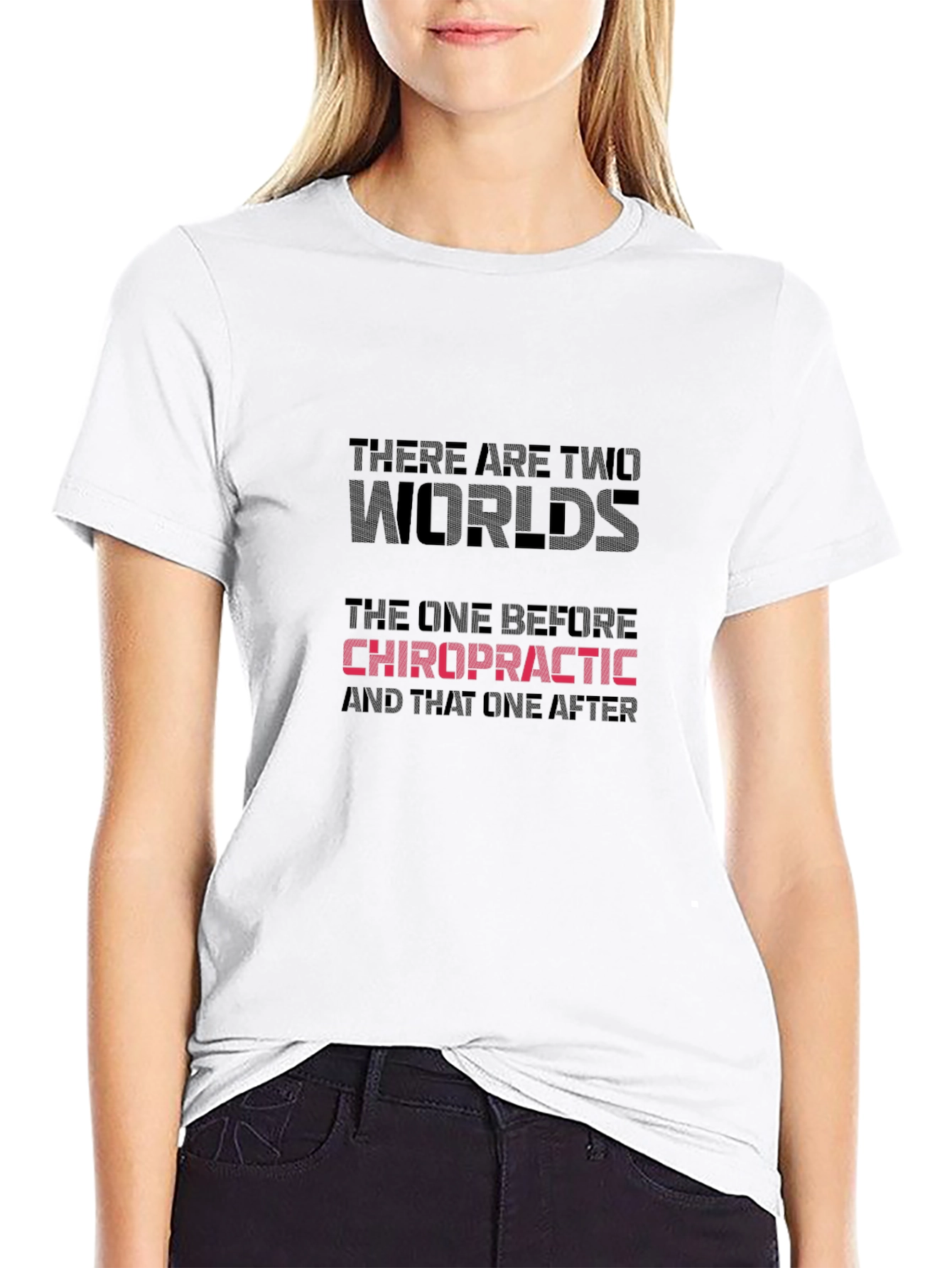 Chiropractic Worlds T-Shirt - Black