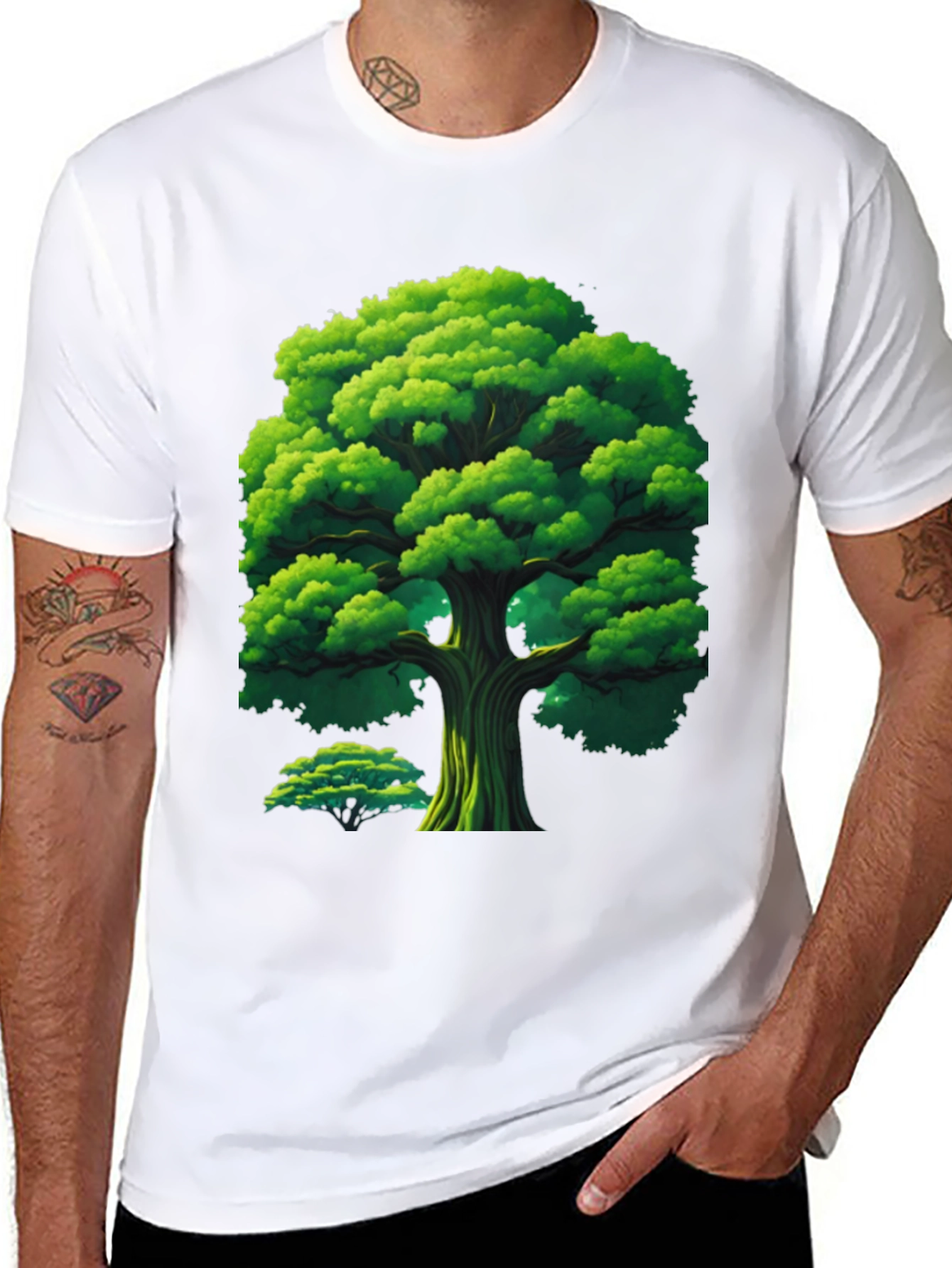 Arboreal Graphic Tee - Nature Inspired Design
