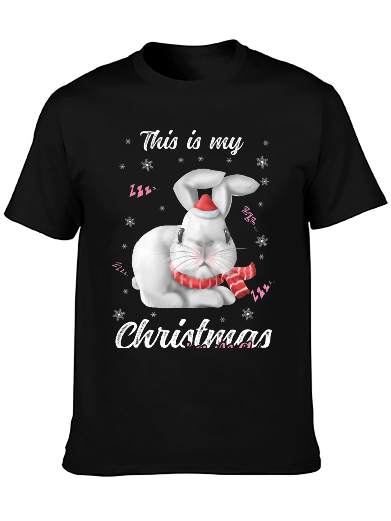Cute Rabbit Christmas T-Shirt