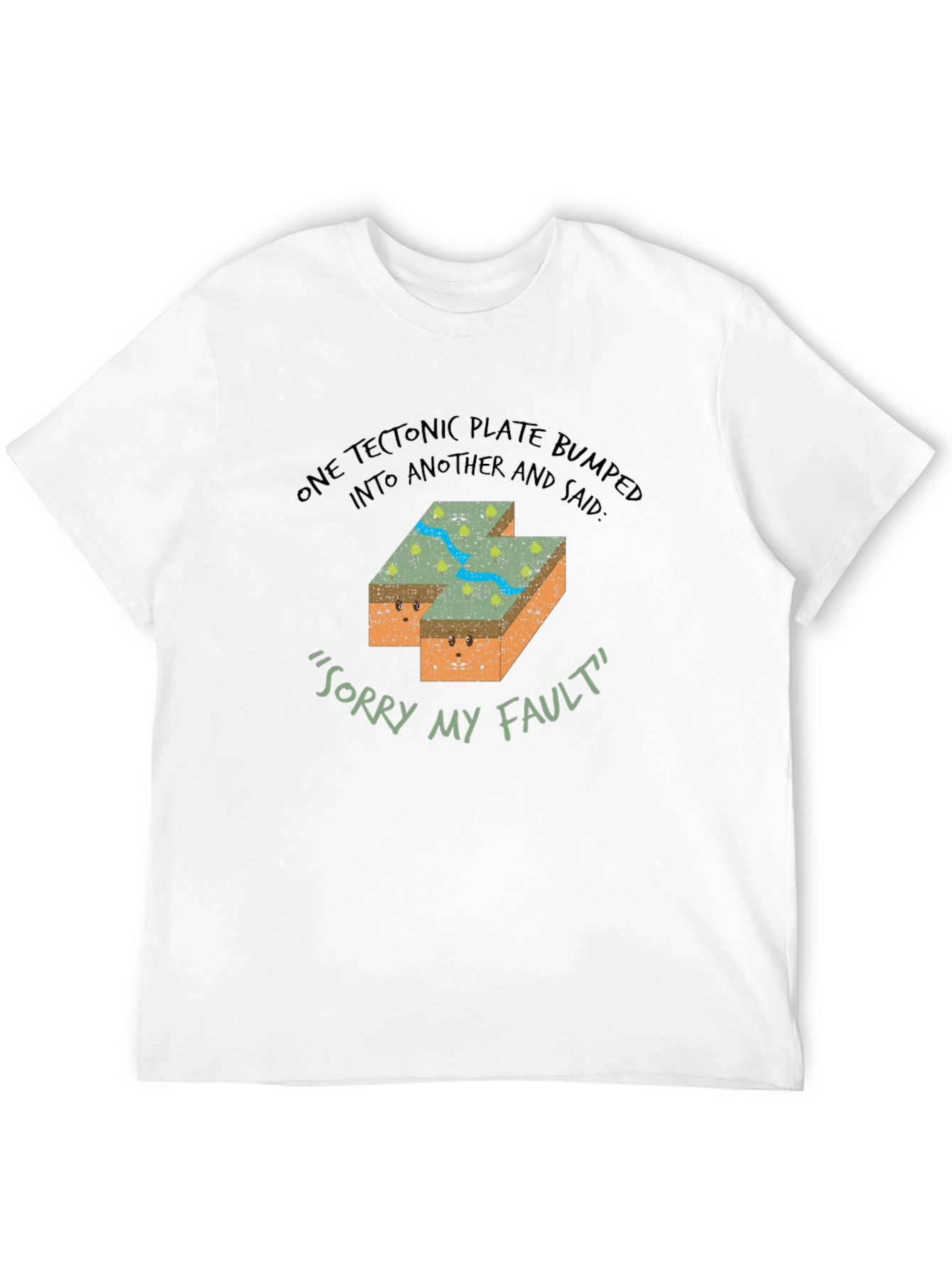 Funny Geology Tectonic Plate Fault T-Shirt
