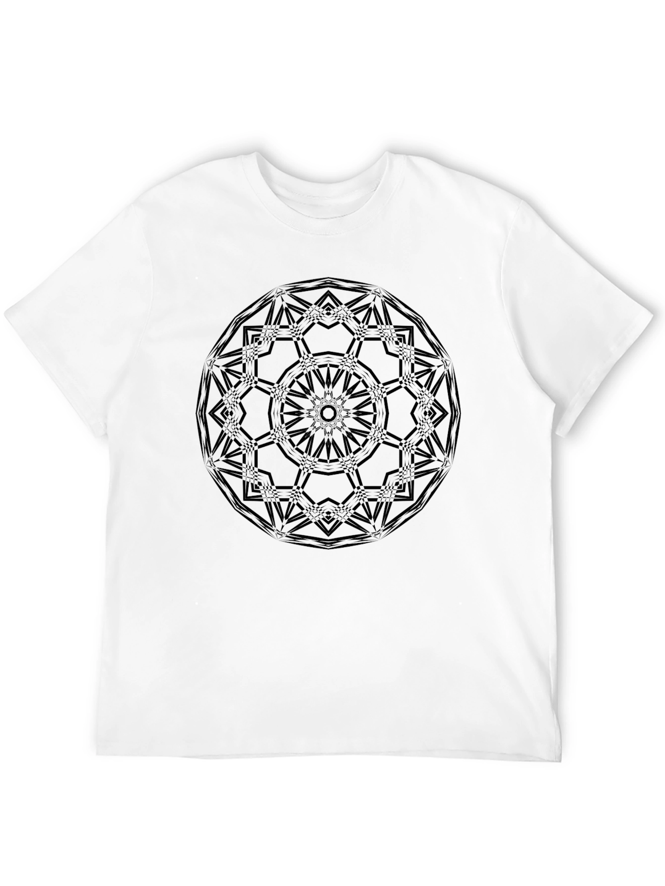 Mandala Graphic Black T-Shirt - Stylish Casual Wear